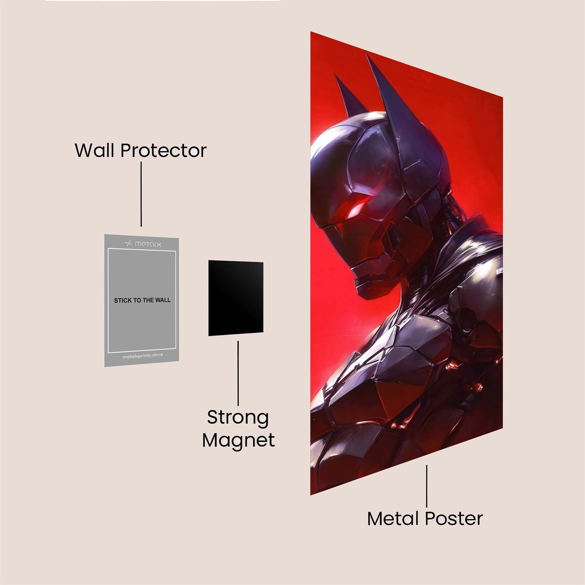 Batman Menace Safe Wall Magnetic / M