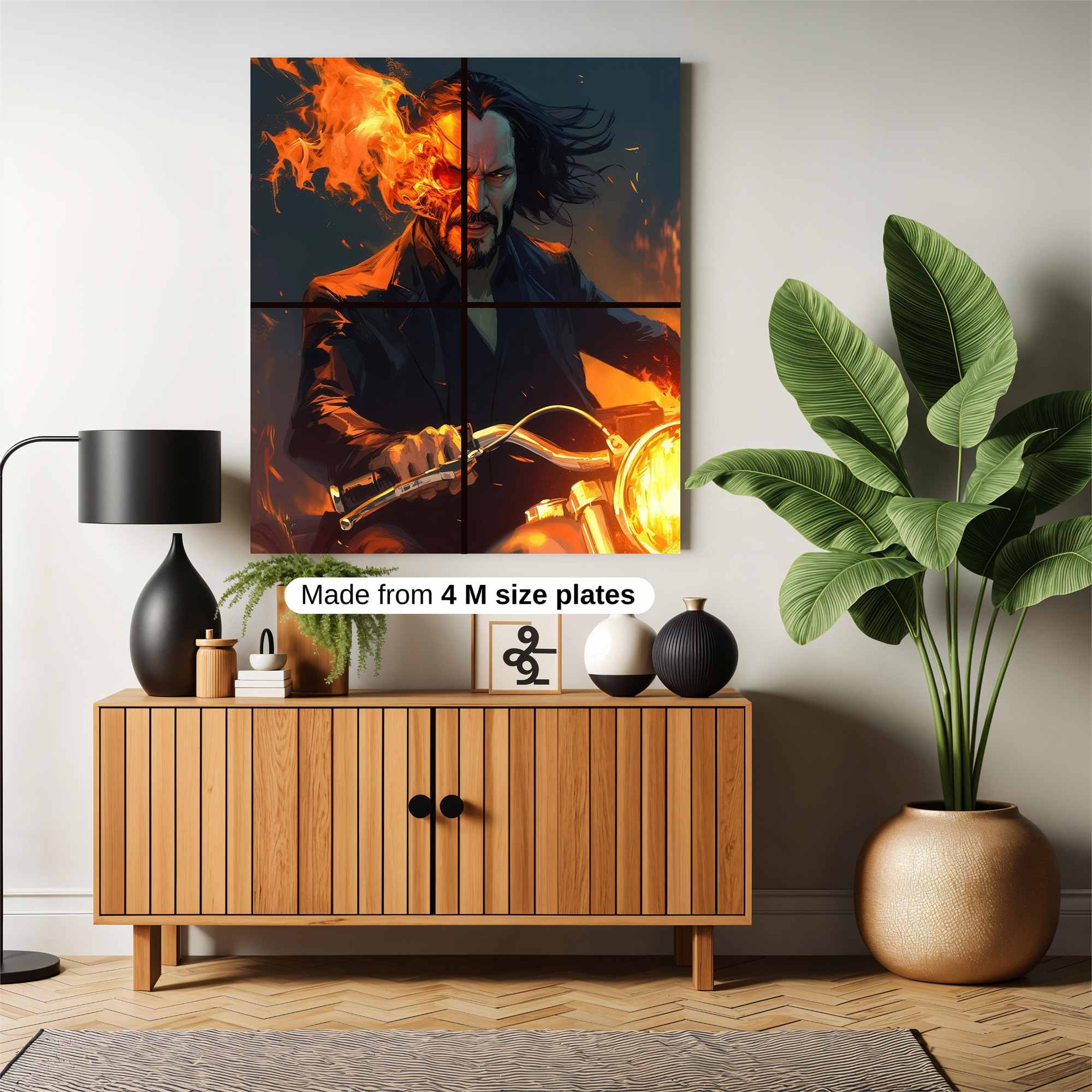 Fiery Ride Safe Wall Magnetic / M