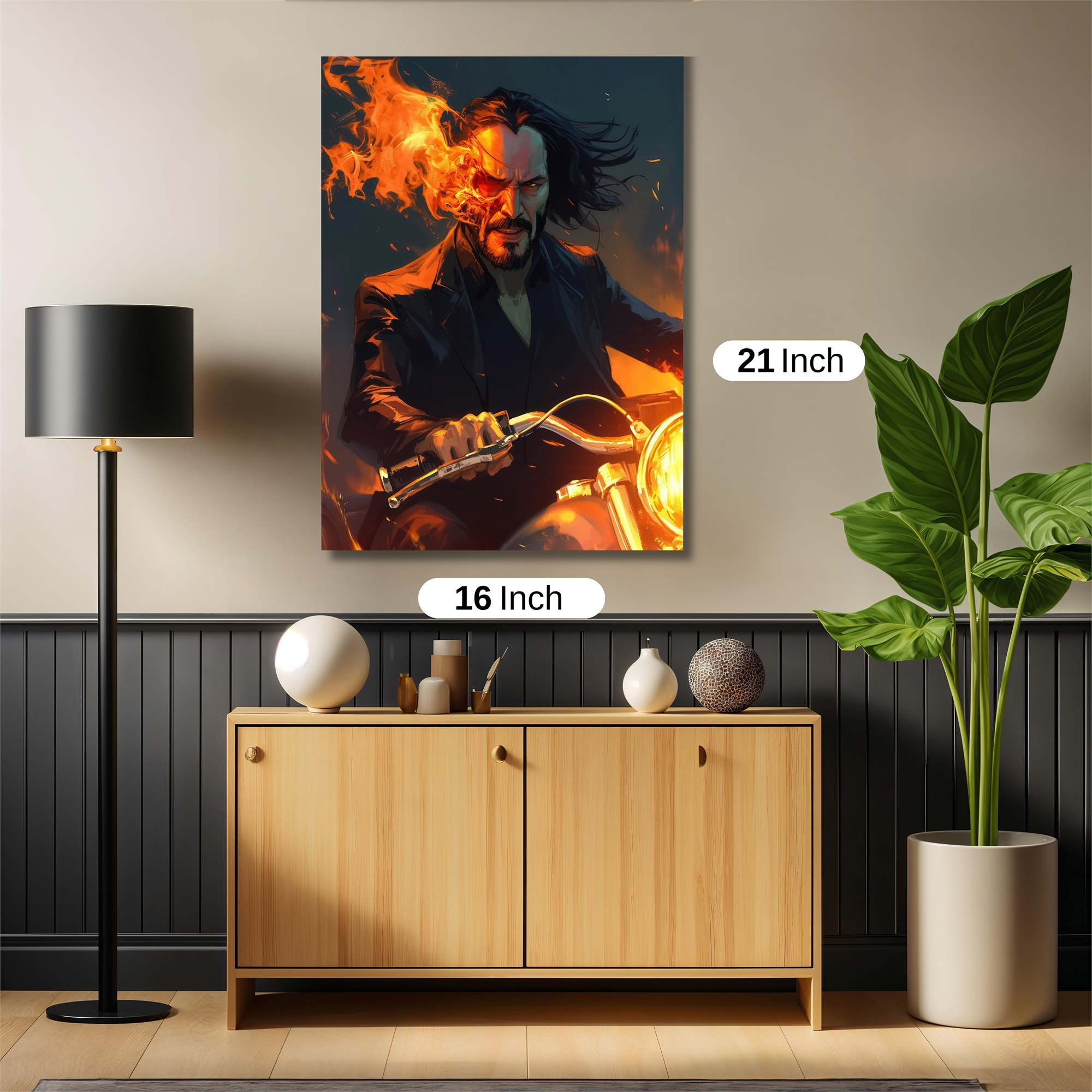 Fiery Ride Safe Wall Magnetic / M