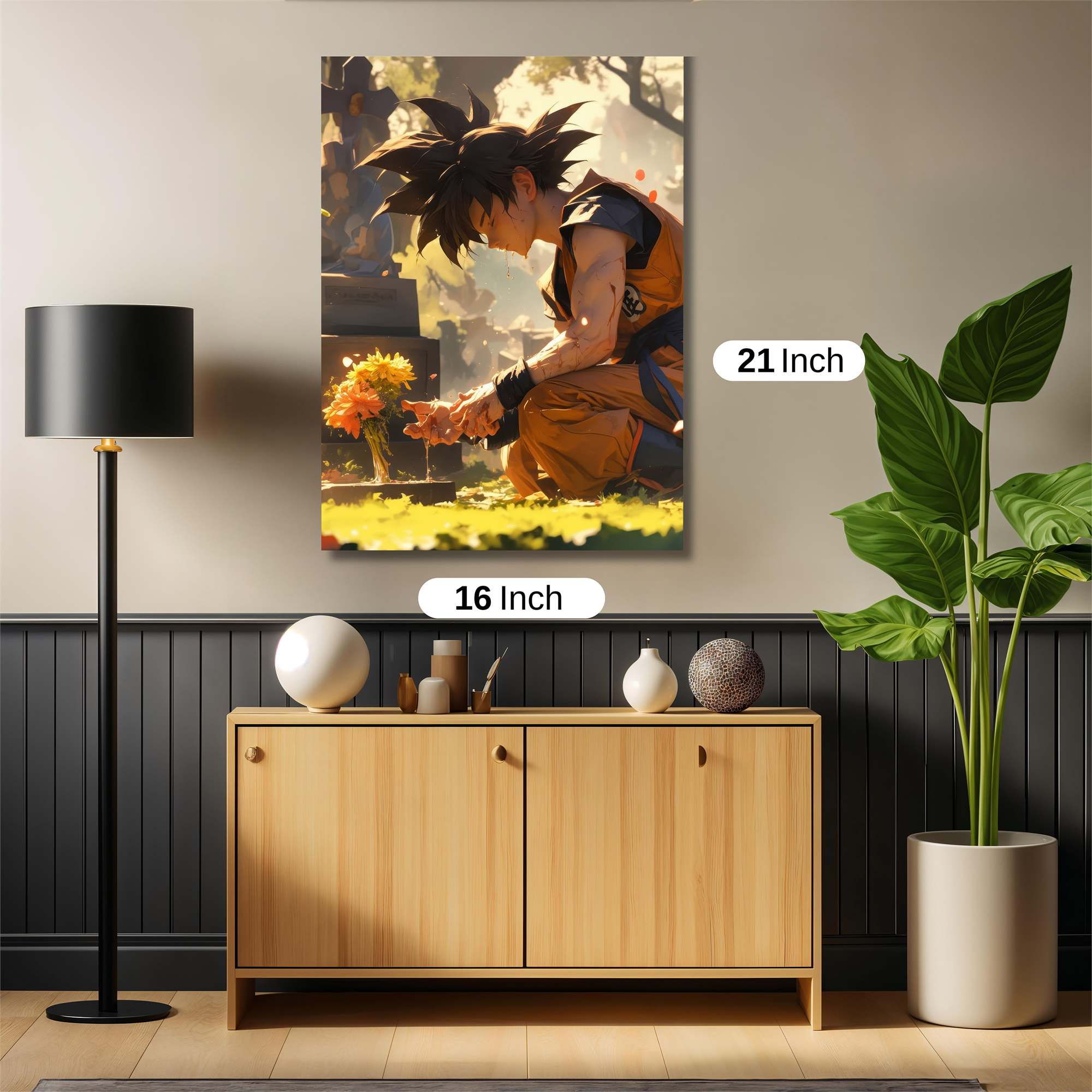 Goku Reverence Safe Wall Magnetic / M