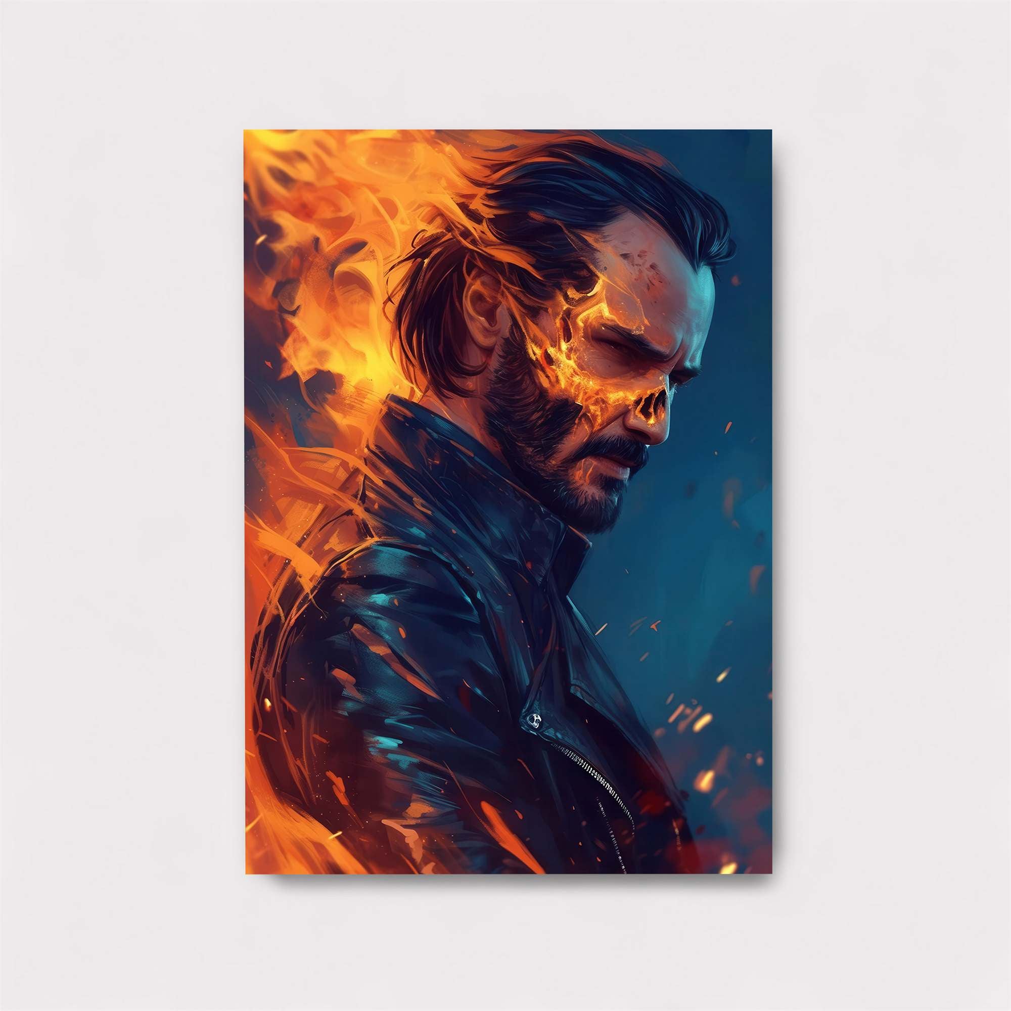 Fiery Desolation Safe Wall Magnetic / M