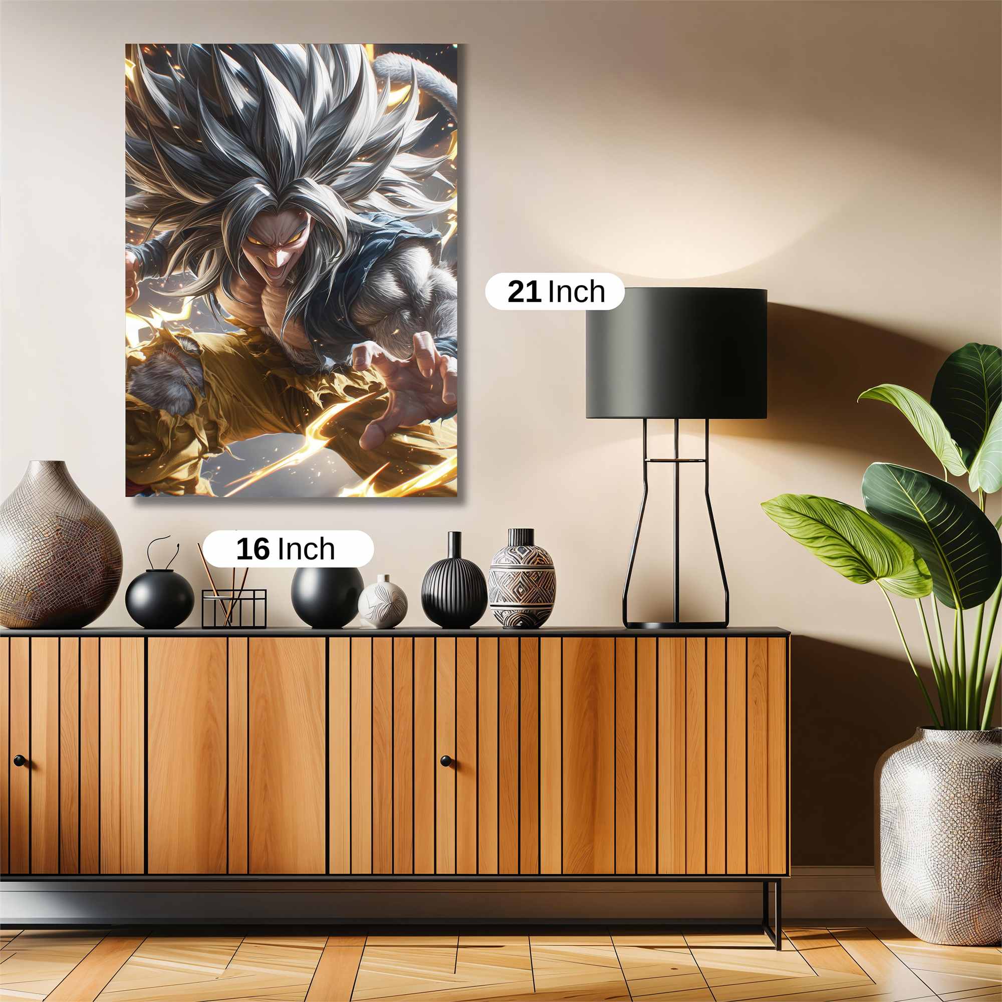Saiyan Fury Safe Wall Magnetic / M