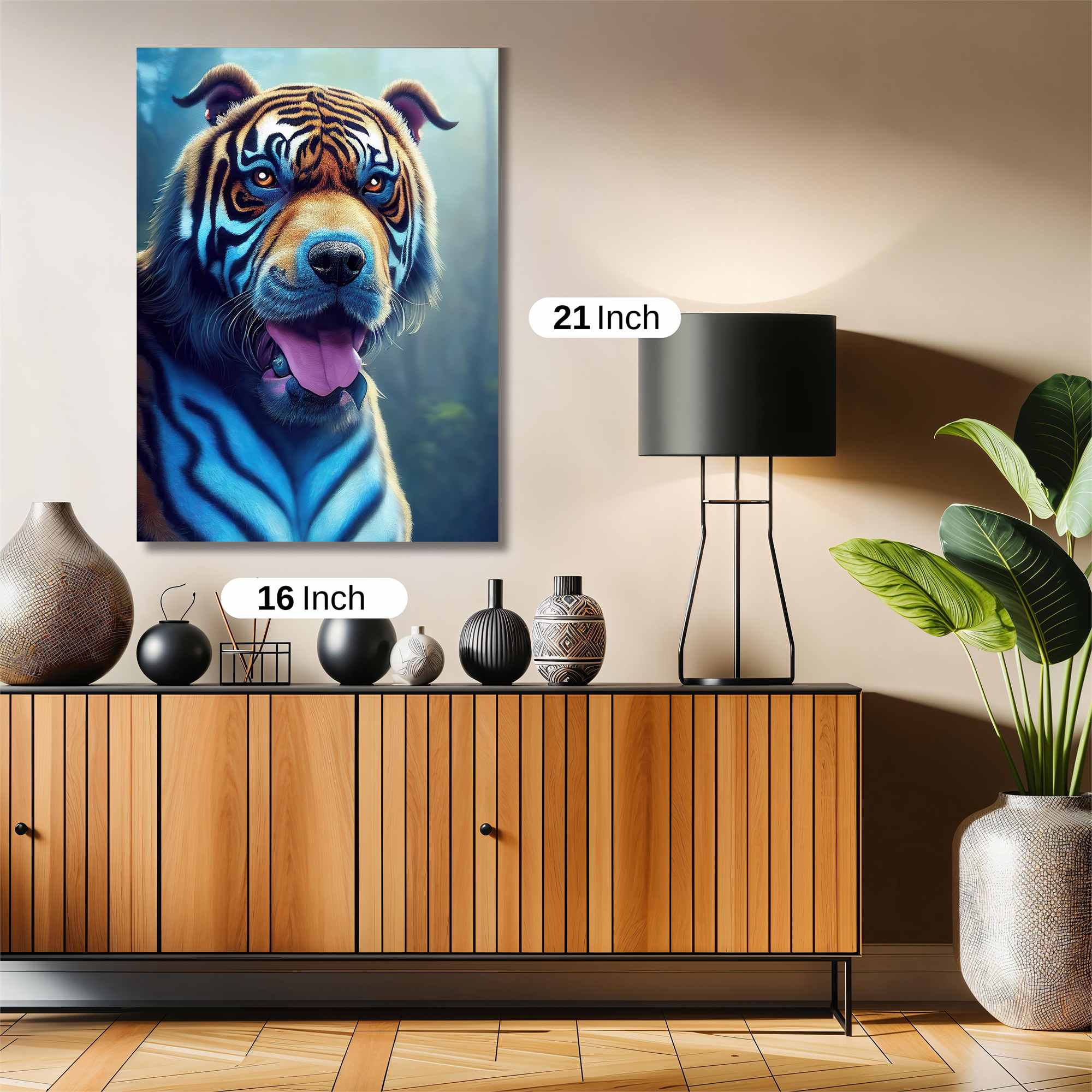 Tiger Canine Safe Wall Magnetic / M