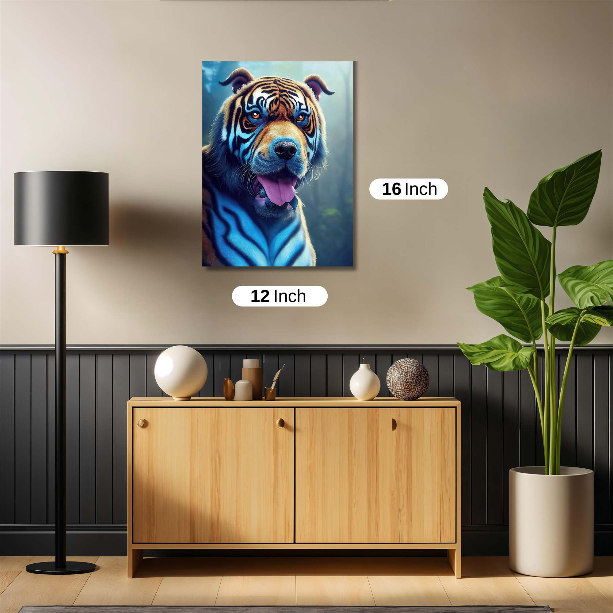 Tiger Canine Safe Wall Magnetic / M