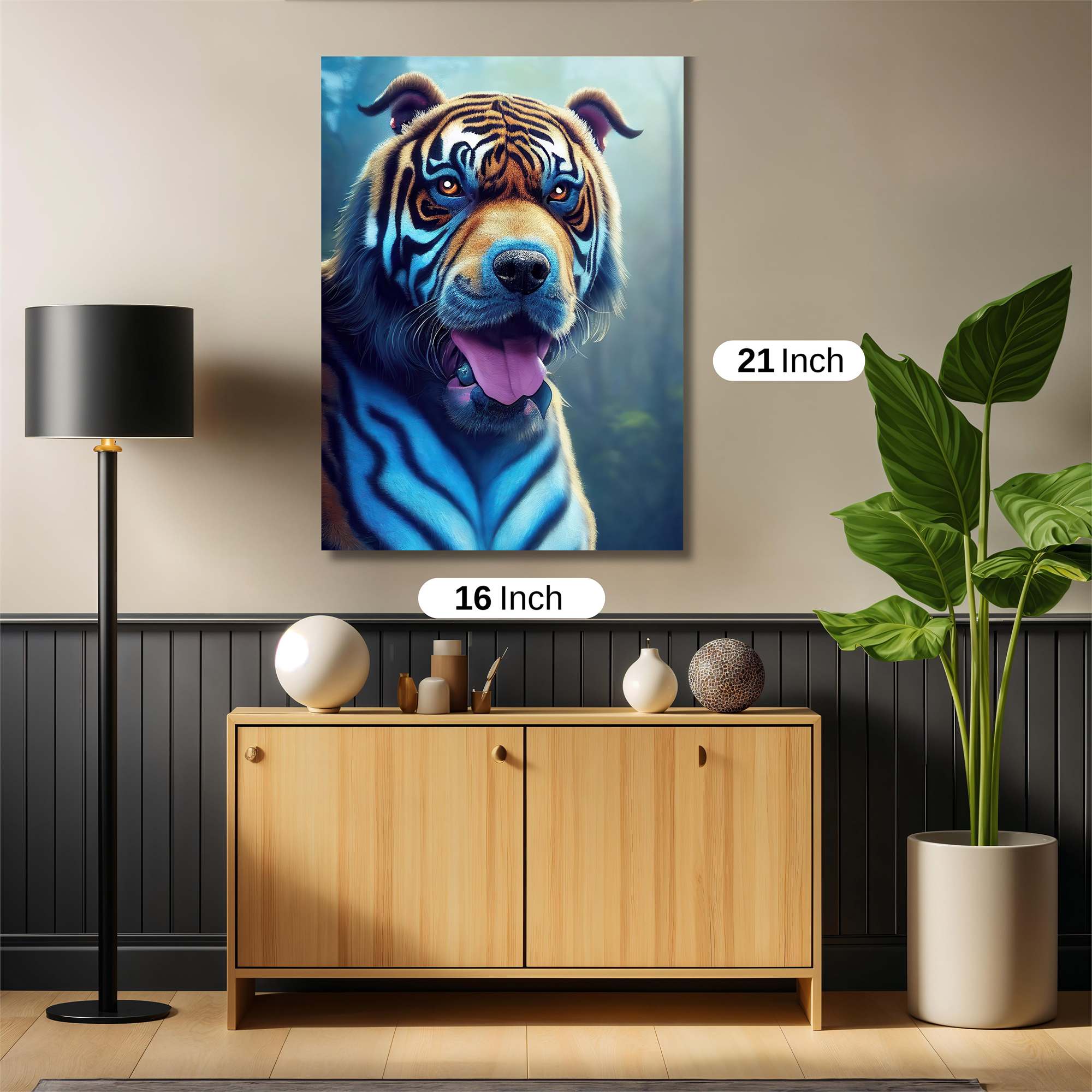 Tiger Canine Safe Wall Magnetic / M
