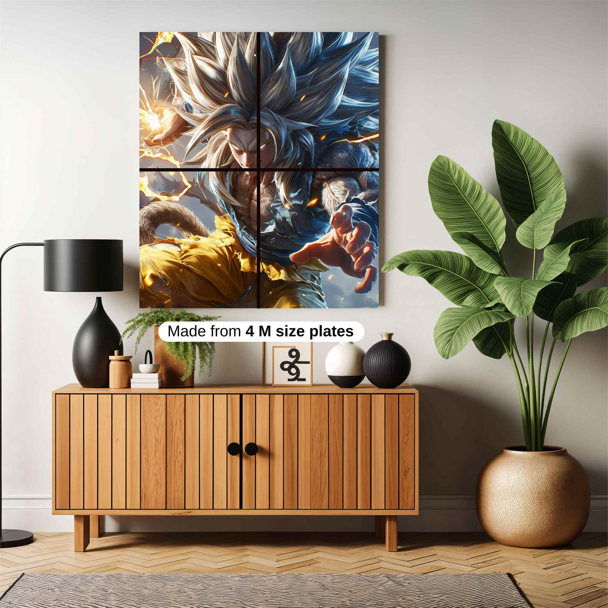 Saiyan Fury Safe Wall Magnetic / M