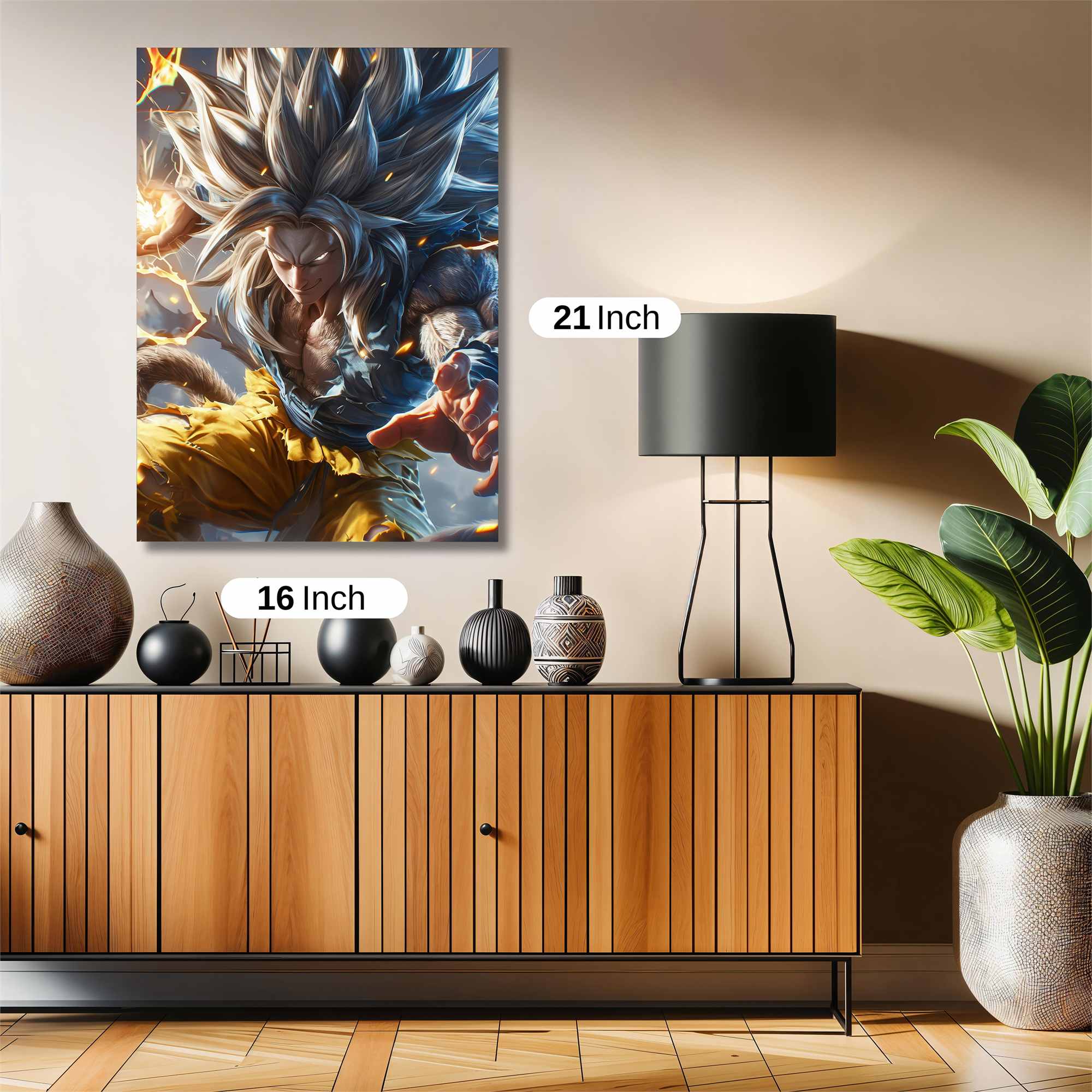 Saiyan Fury Safe Wall Magnetic / M