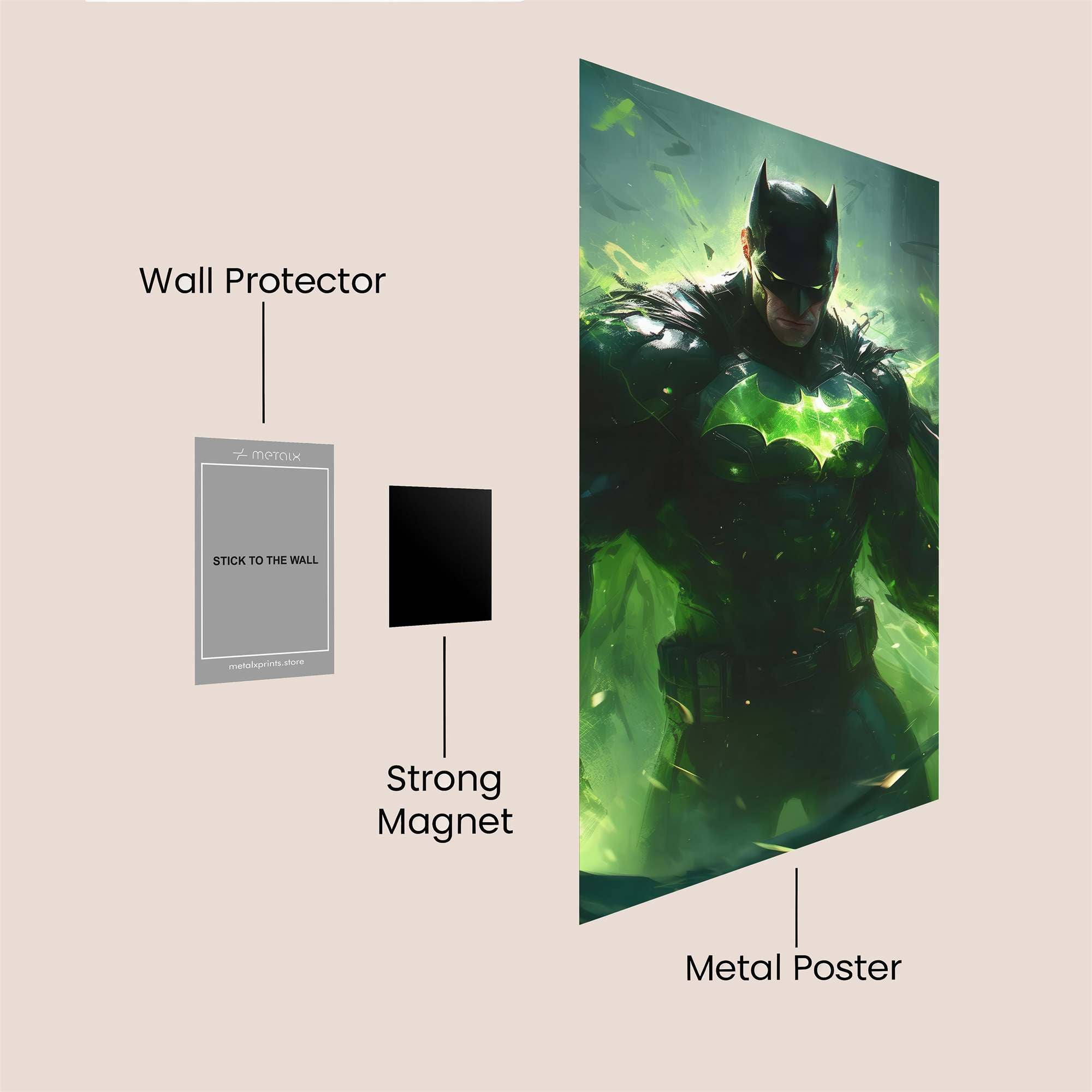 Batman Radiance Safe Wall Magnetic / M