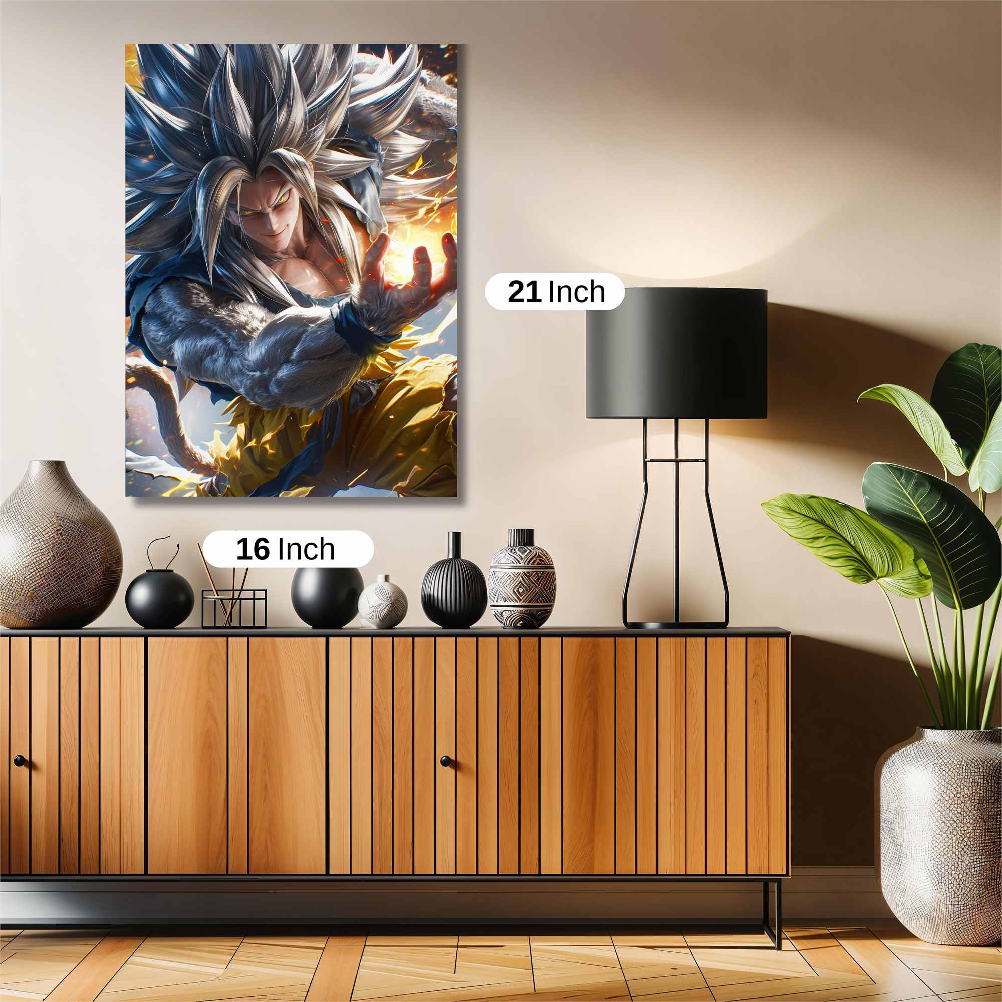 Saiyan Fury Safe Wall Magnetic / M