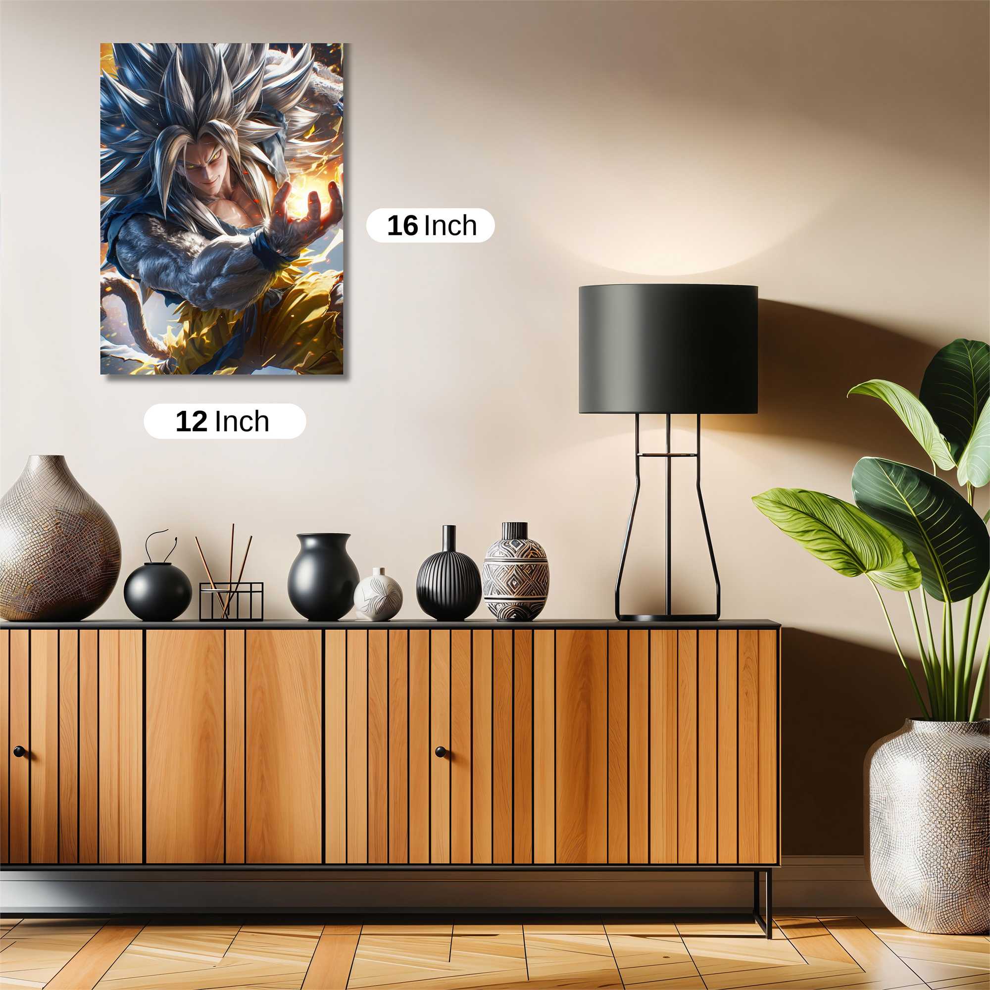 Saiyan Fury Safe Wall Magnetic / M