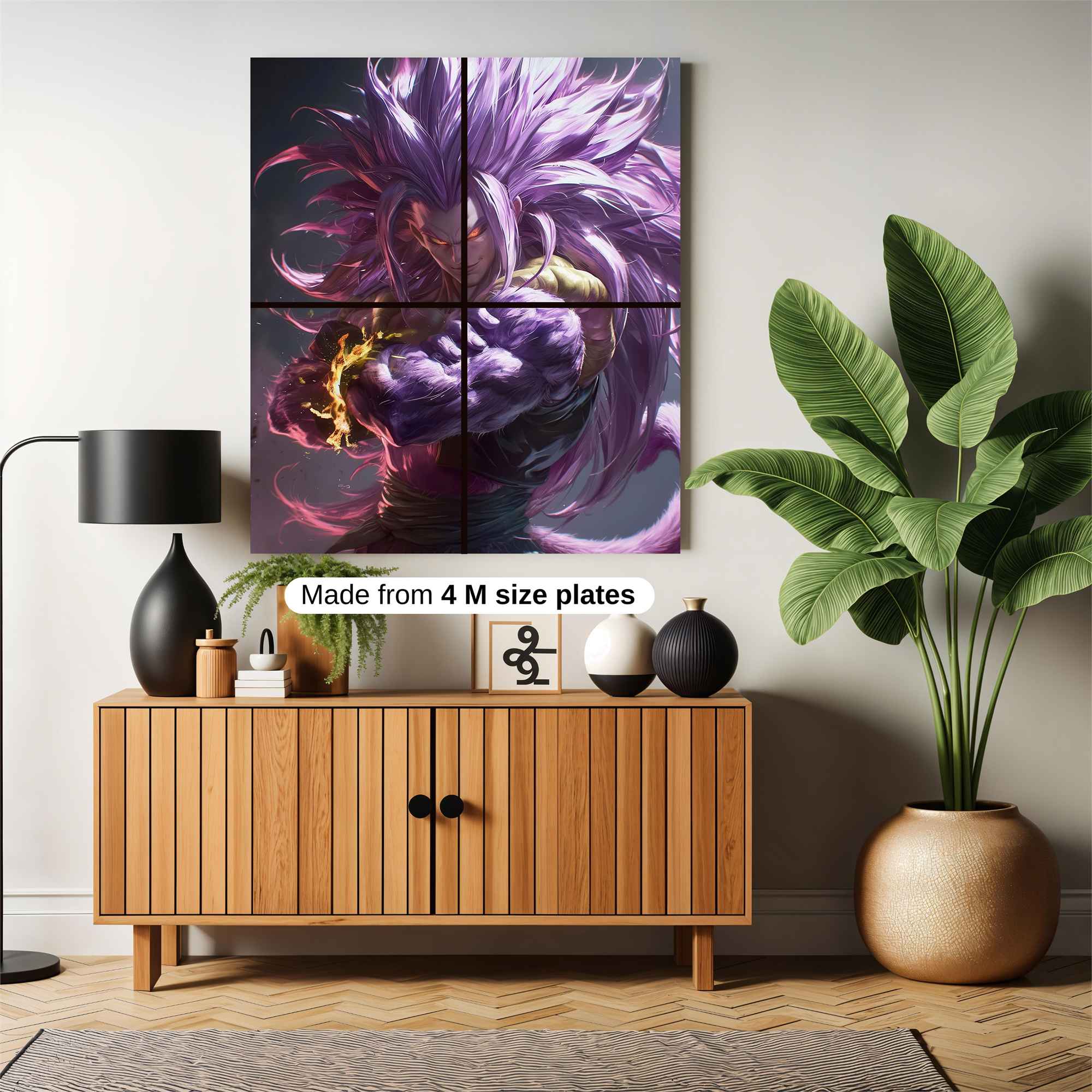 Saiyan Fury Safe Wall Magnetic / M