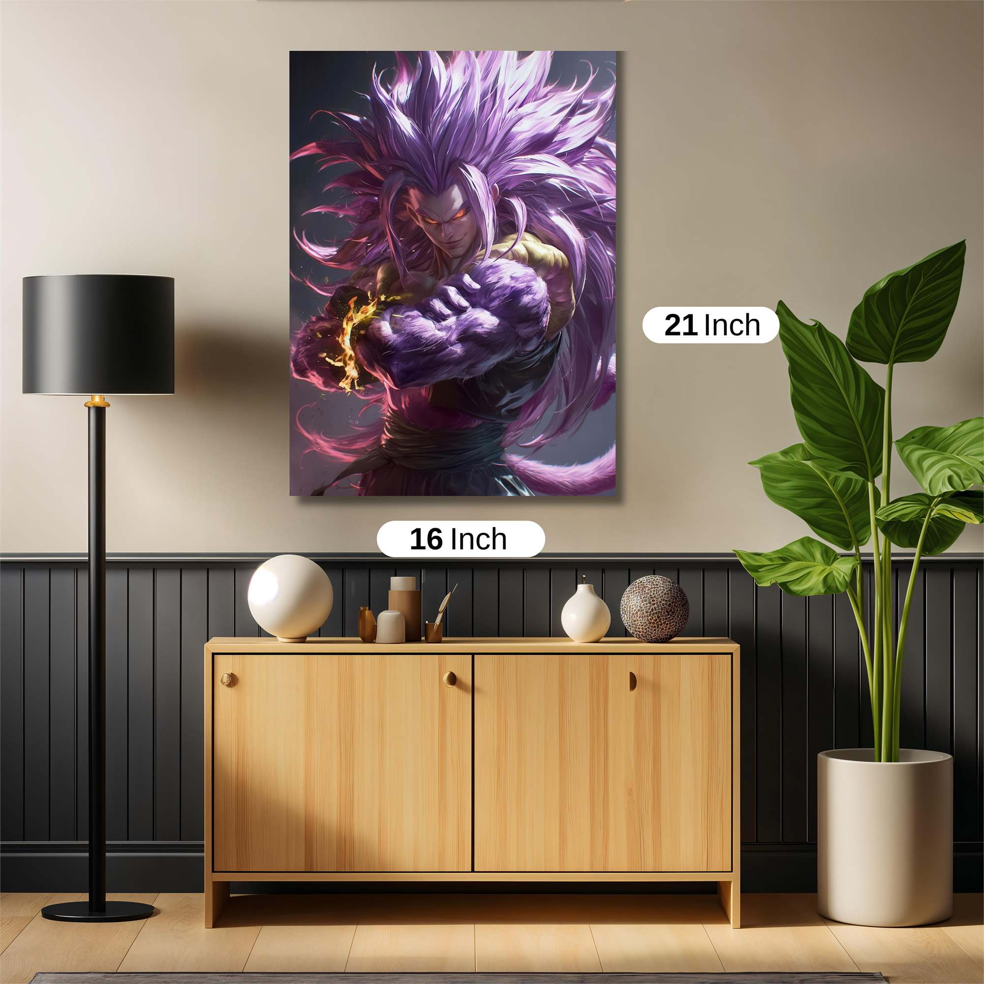 Saiyan Fury Safe Wall Magnetic / M