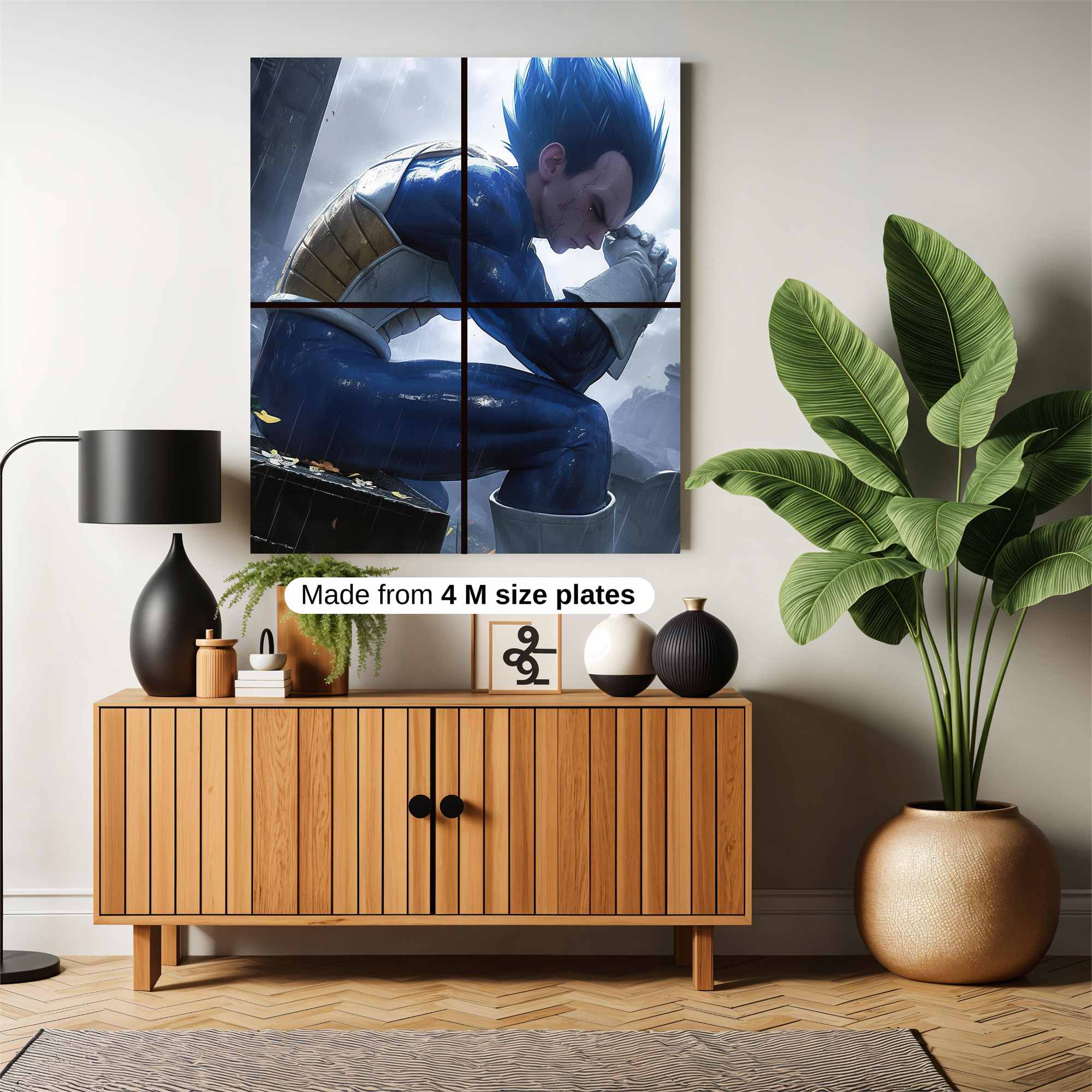 Vegeta Contemplation Safe Wall Magnetic / M
