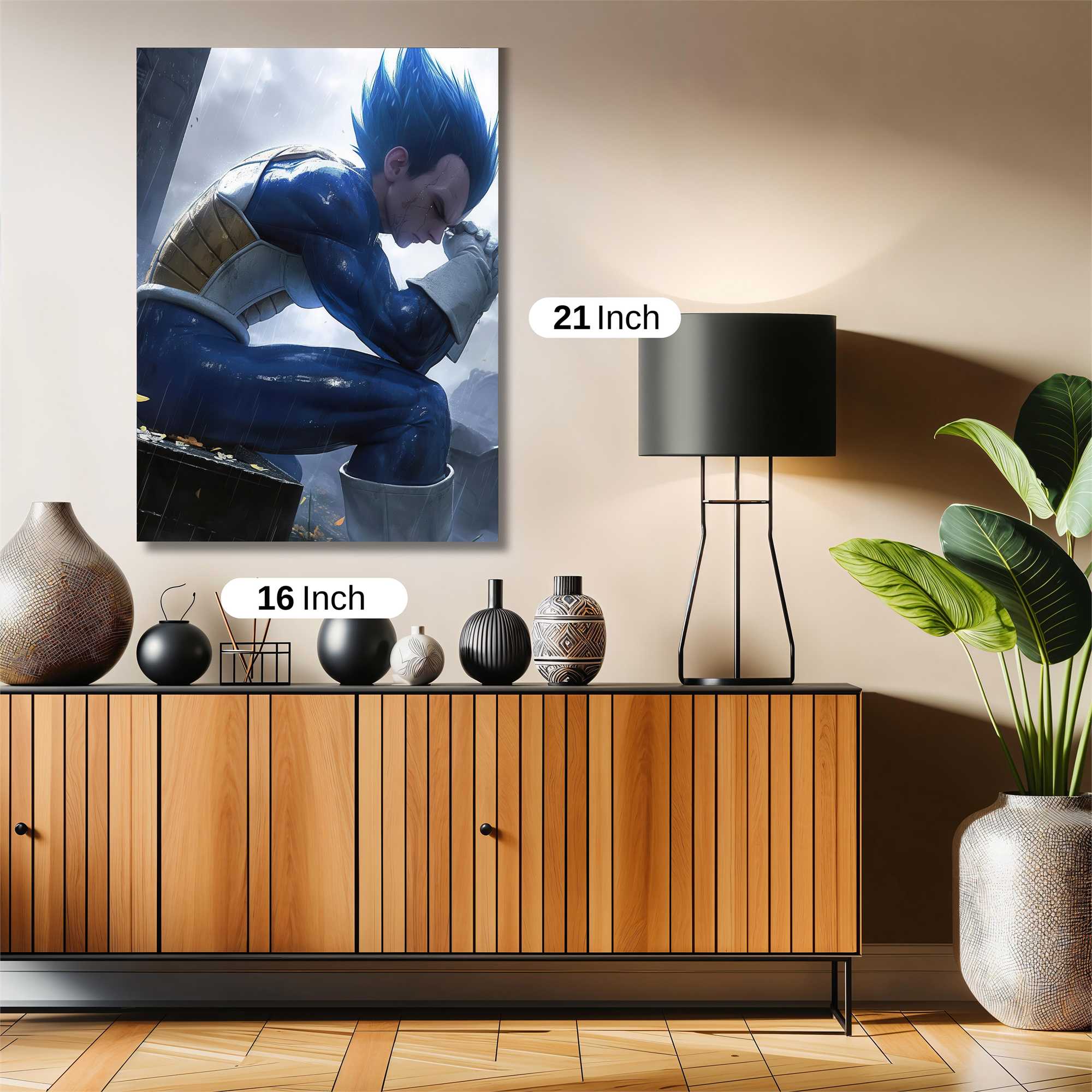 Vegeta Contemplation Safe Wall Magnetic / M