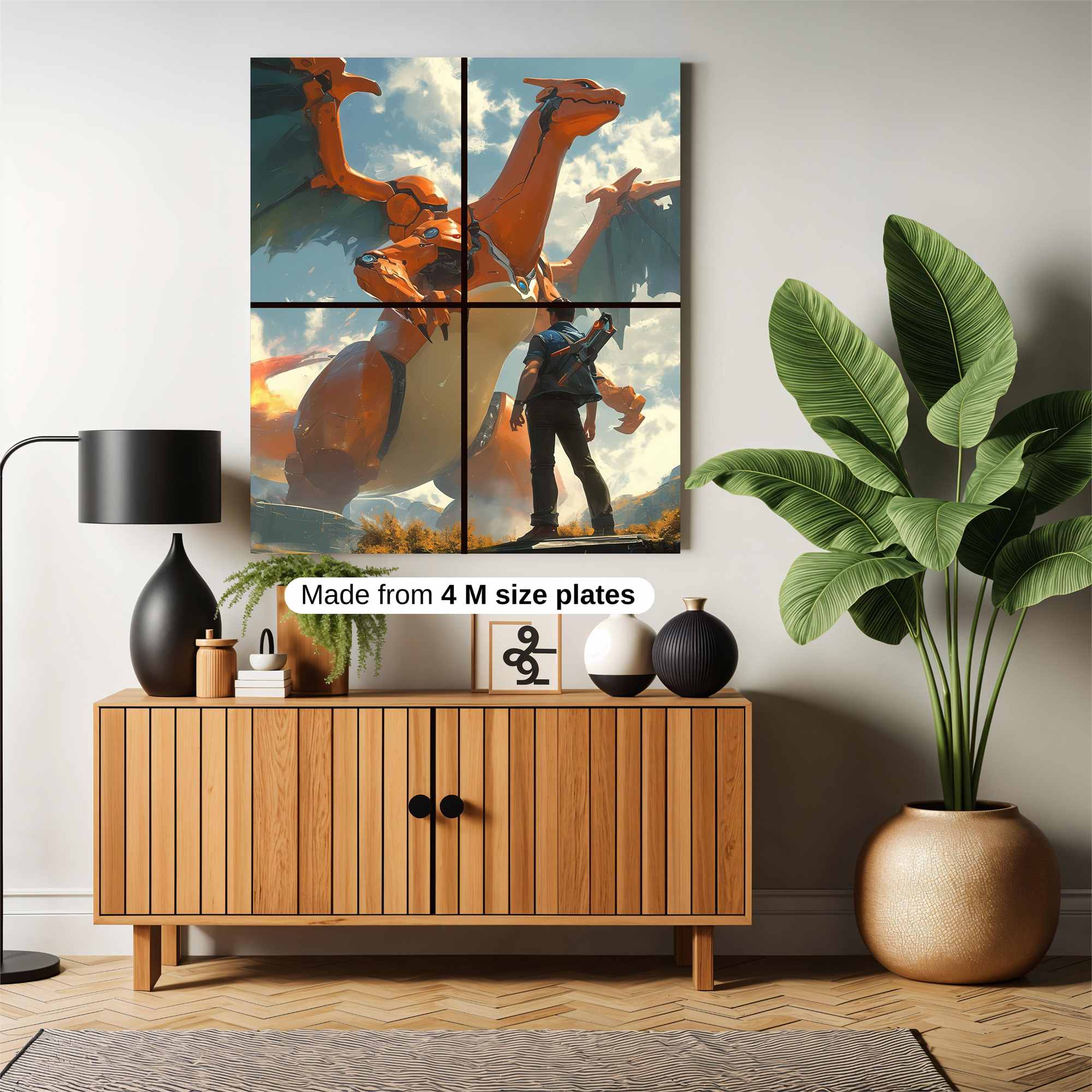 Charizard Majestic Safe Wall Magnetic / M