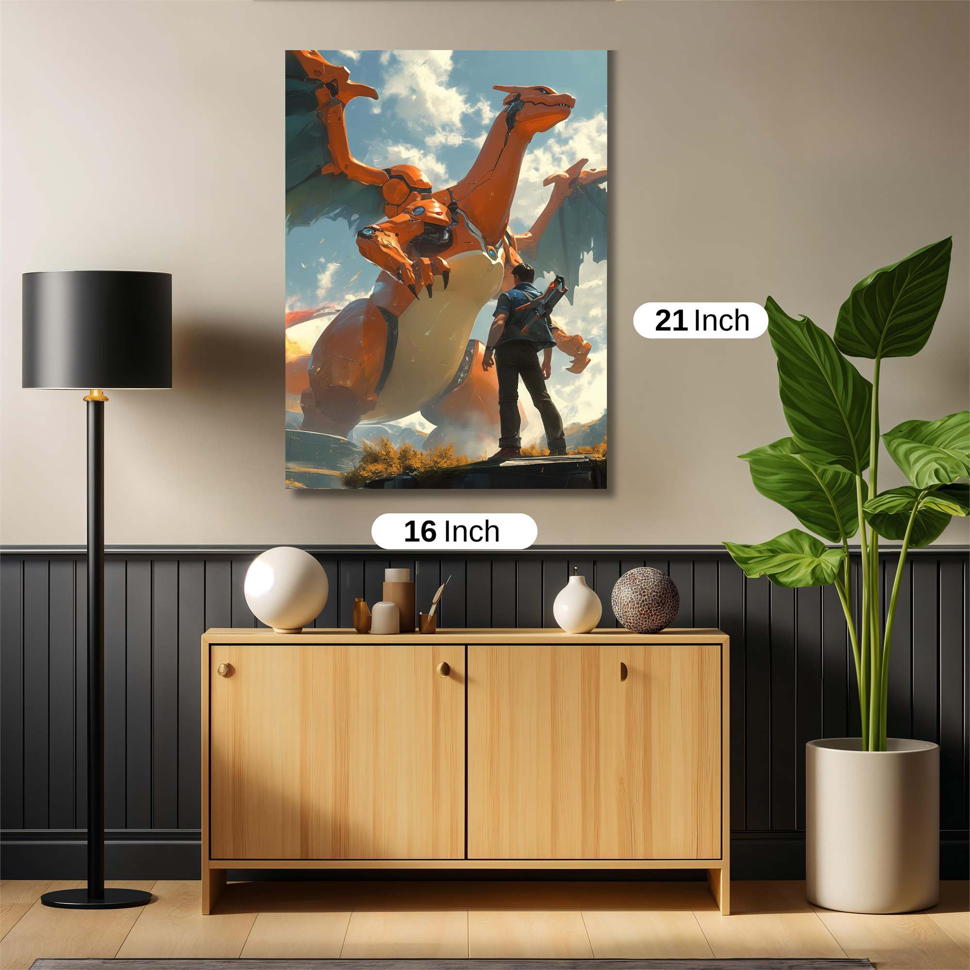 Charizard Majestic Safe Wall Magnetic / M