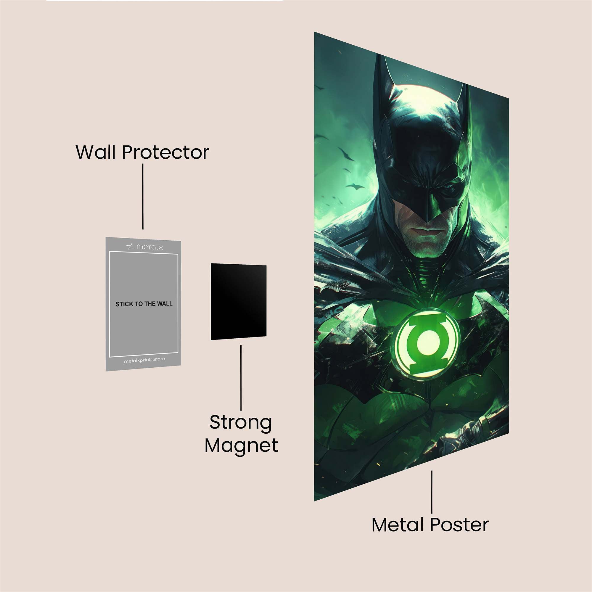 Batman Radiance Safe Wall Magnetic / M