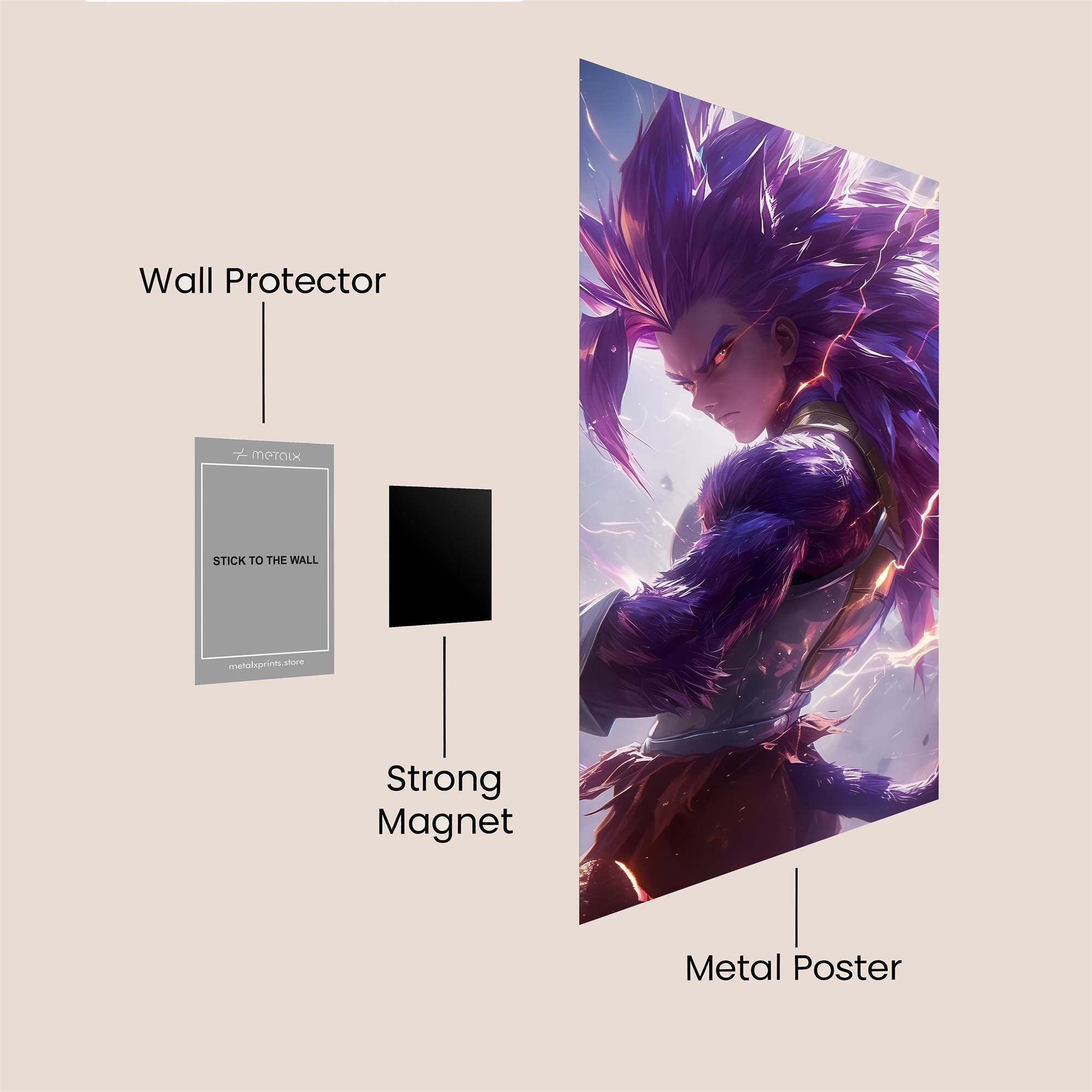 Saiyan Storm Safe Wall Magnetic / M