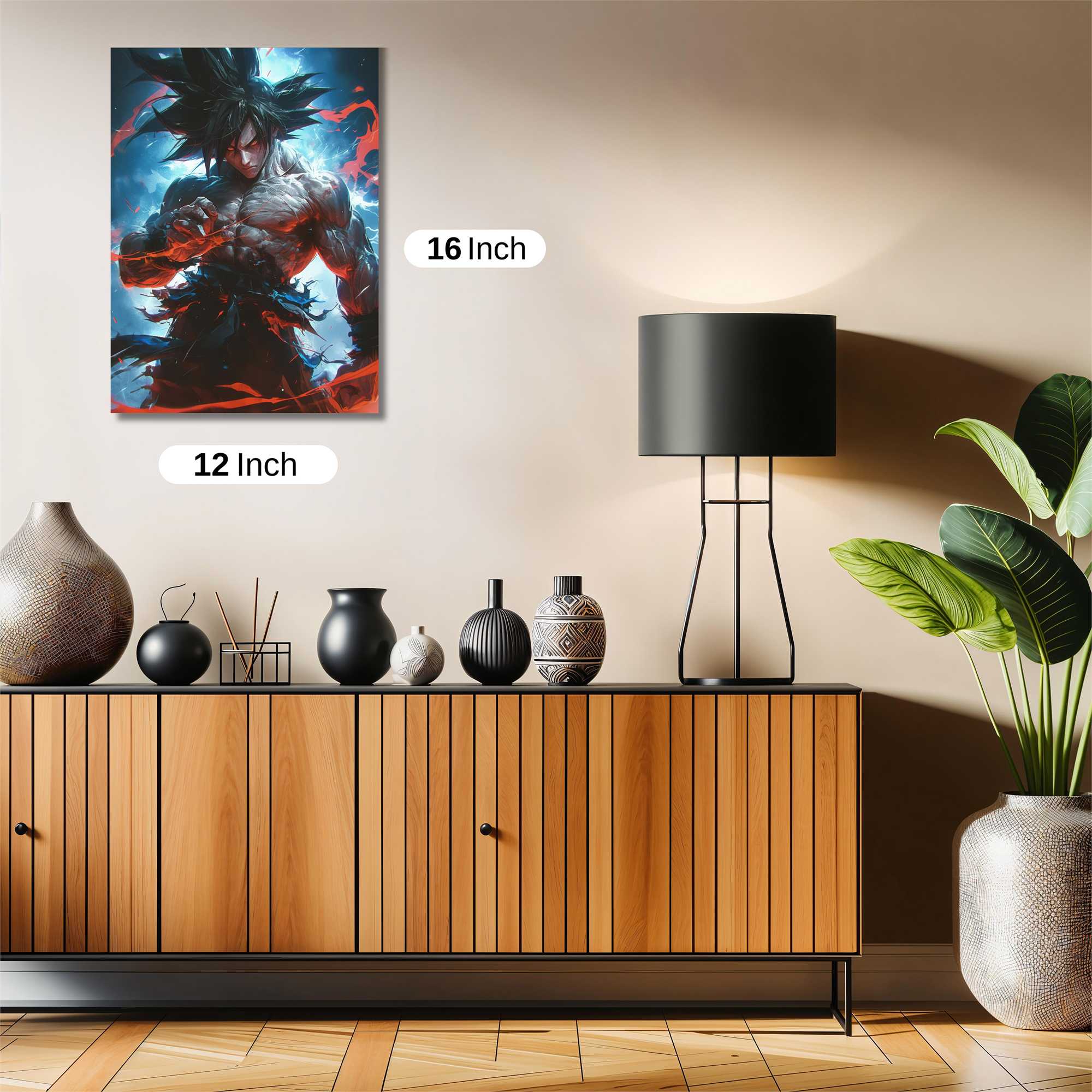 Saiyan Fury Safe Wall Magnetic / M