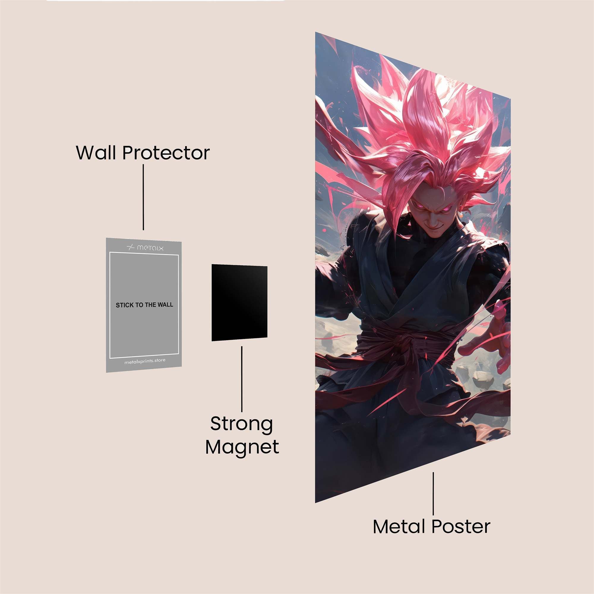 Goku Surge Safe Wall Magnetic / M