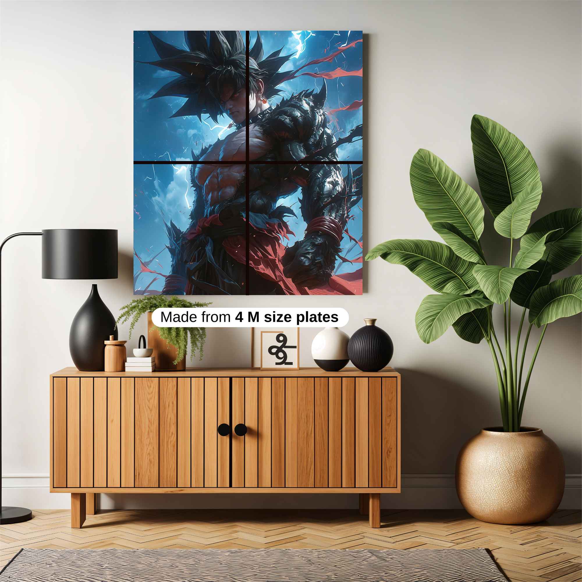 Saiyan Fury Safe Wall Magnetic / M