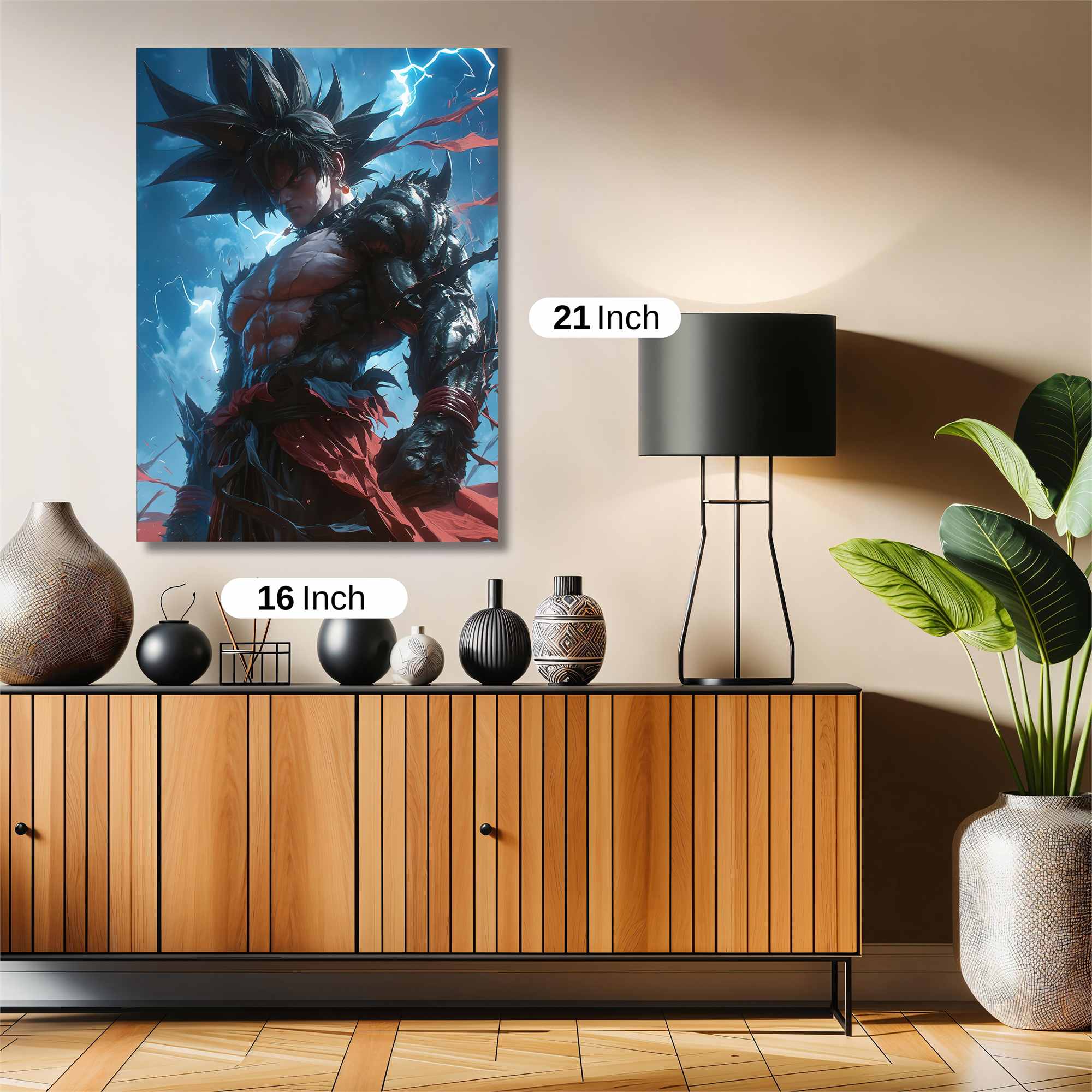 Saiyan Fury Safe Wall Magnetic / M