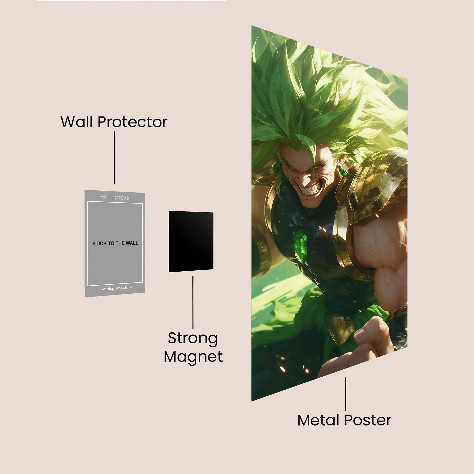 Broly Triumph Safe Wall Magnetic / M