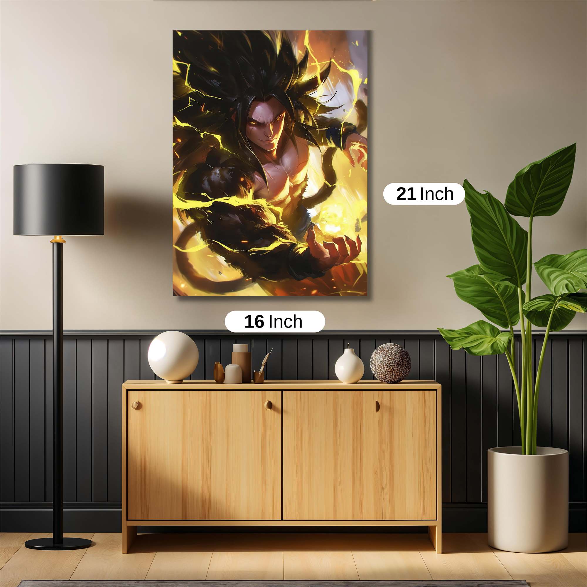 Saiyan Surge Safe Wall Magnetic / M