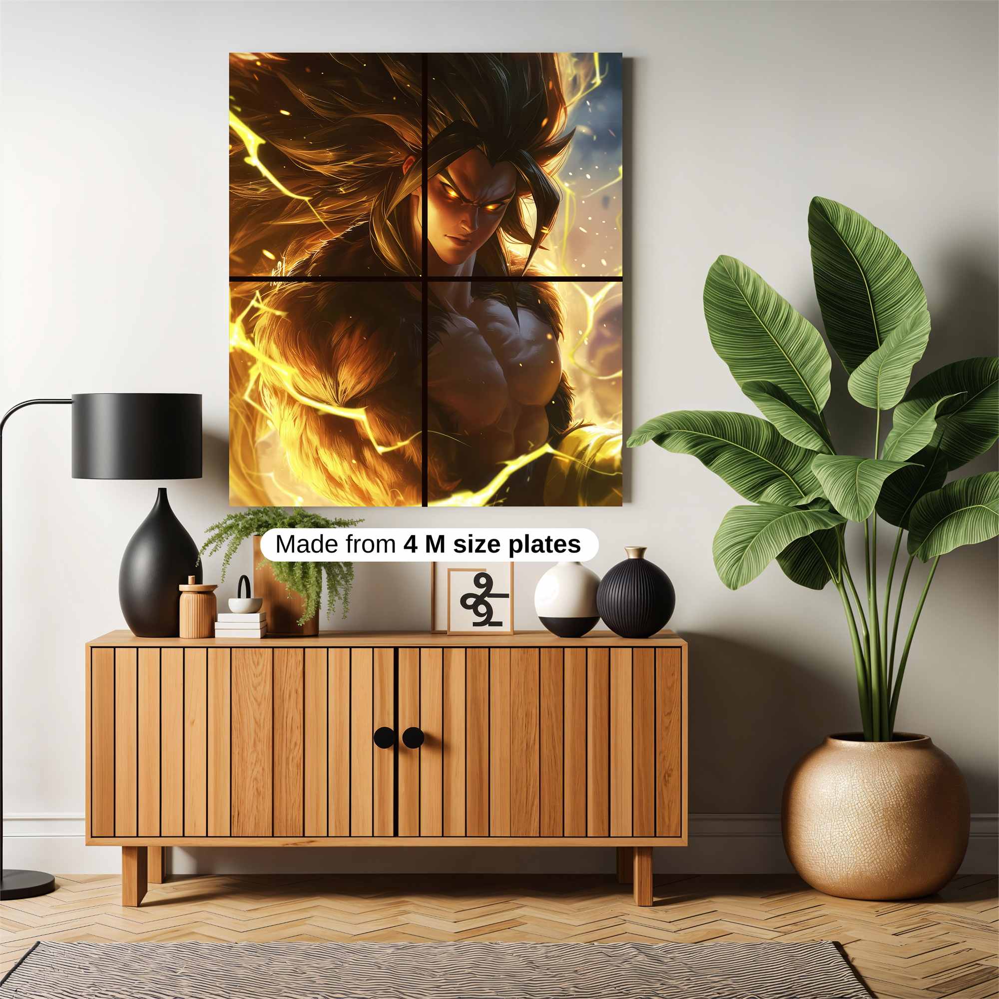 Saiyan Surge Safe Wall Magnetic / M