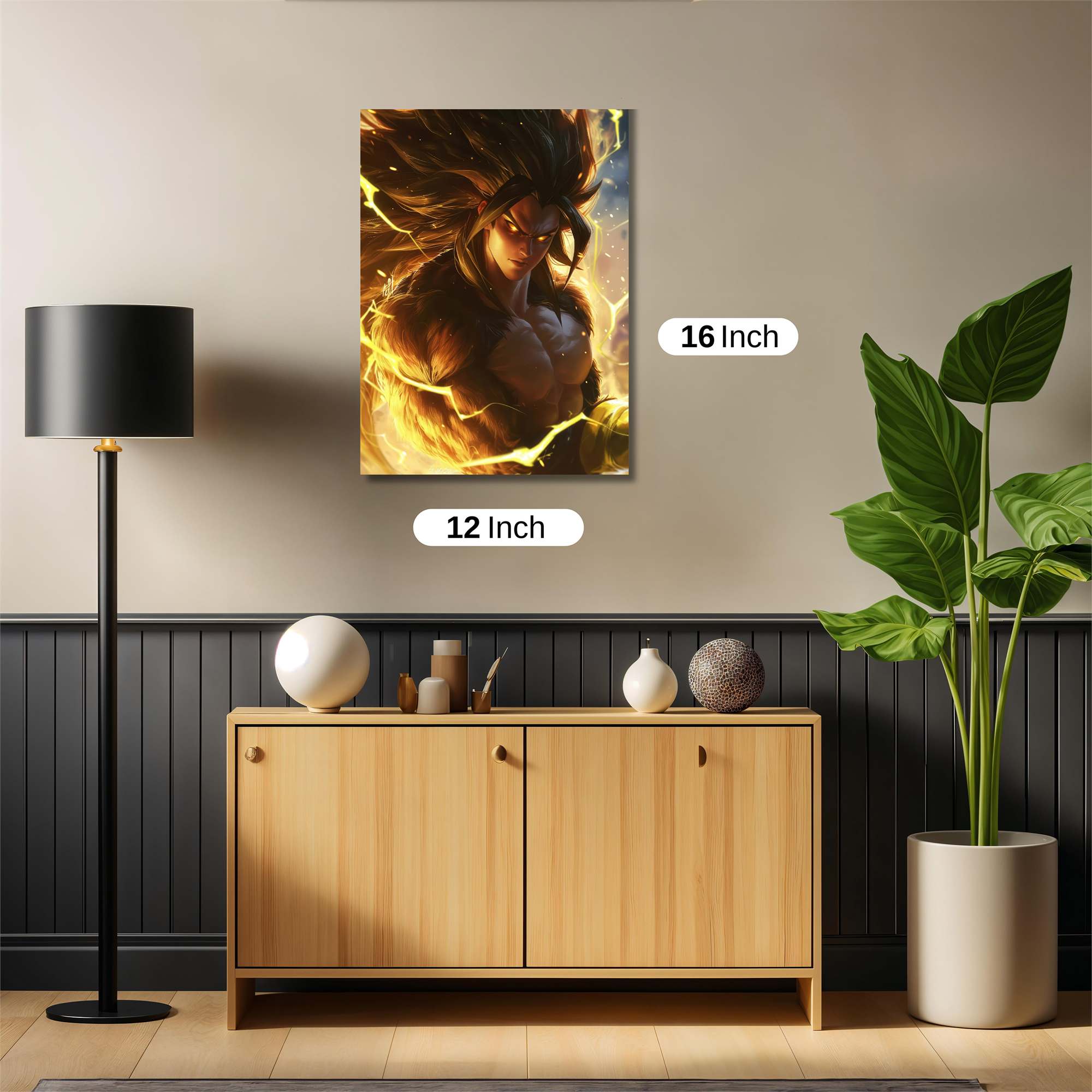 Saiyan Surge Safe Wall Magnetic / M