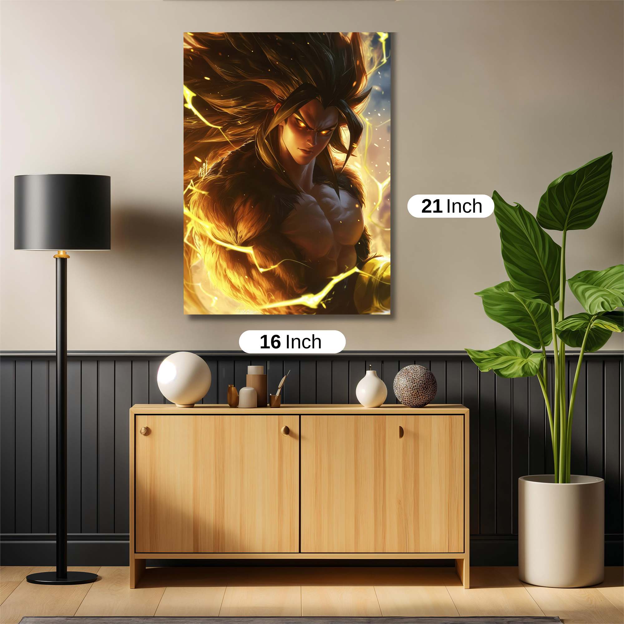 Saiyan Surge Safe Wall Magnetic / M