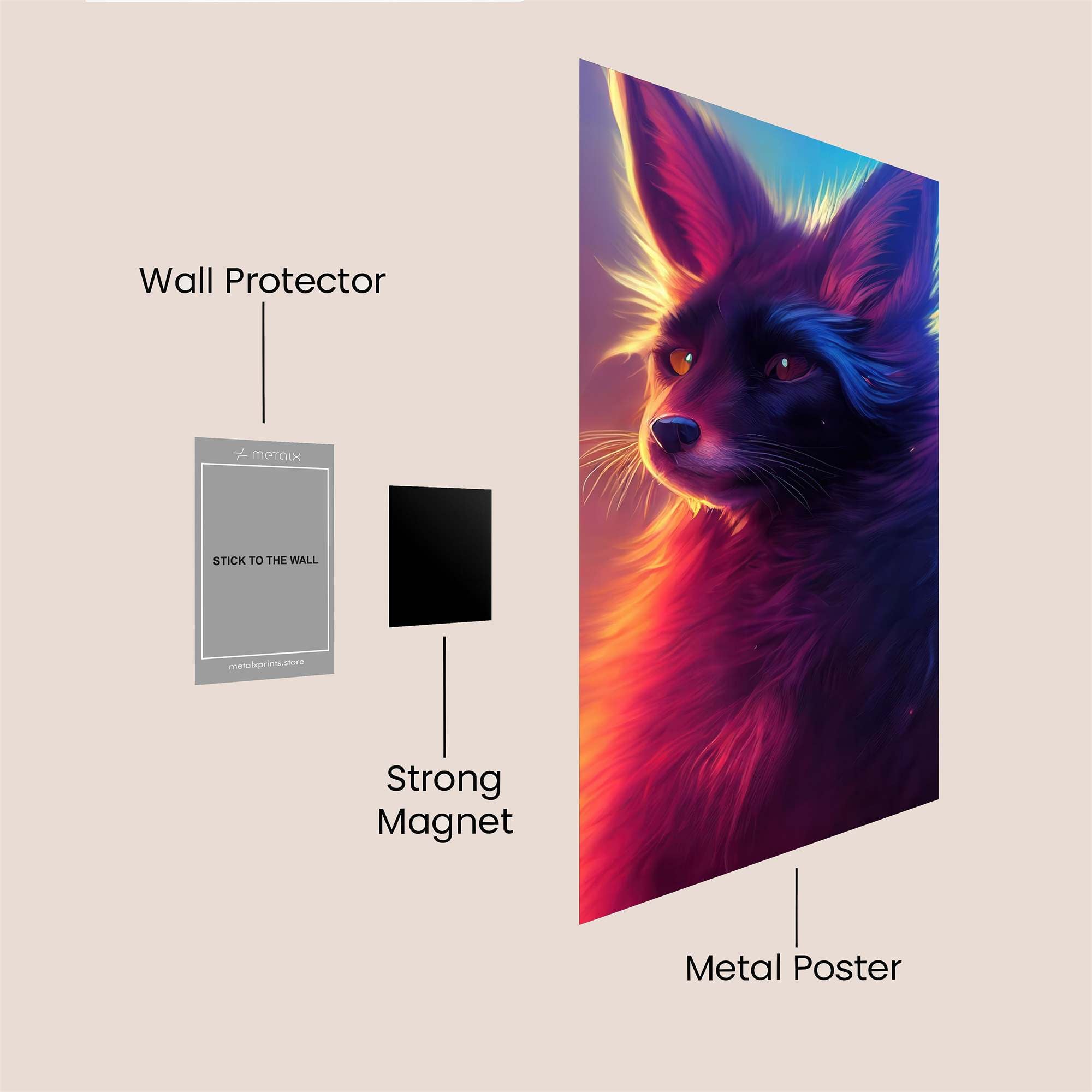 Mystic Paws Safe Wall Magnetic / M
