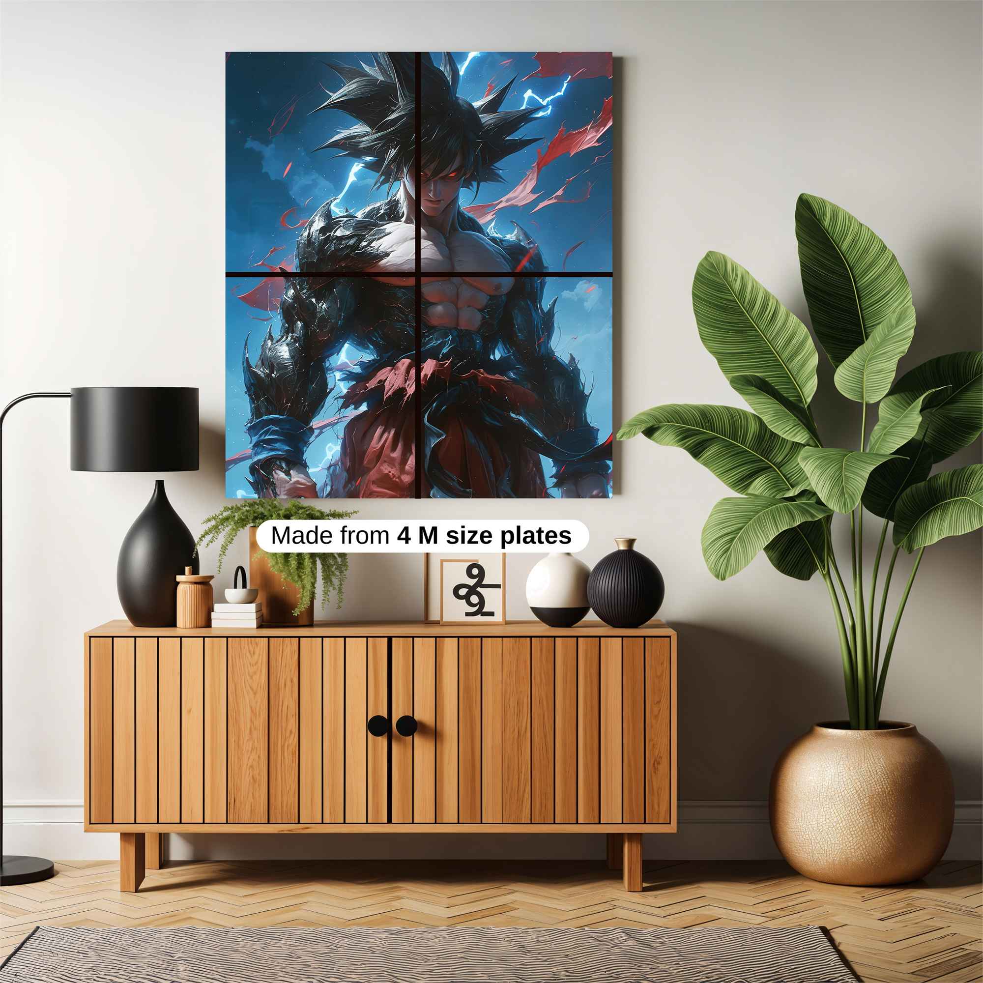 Saiyan Fury Safe Wall Magnetic / M