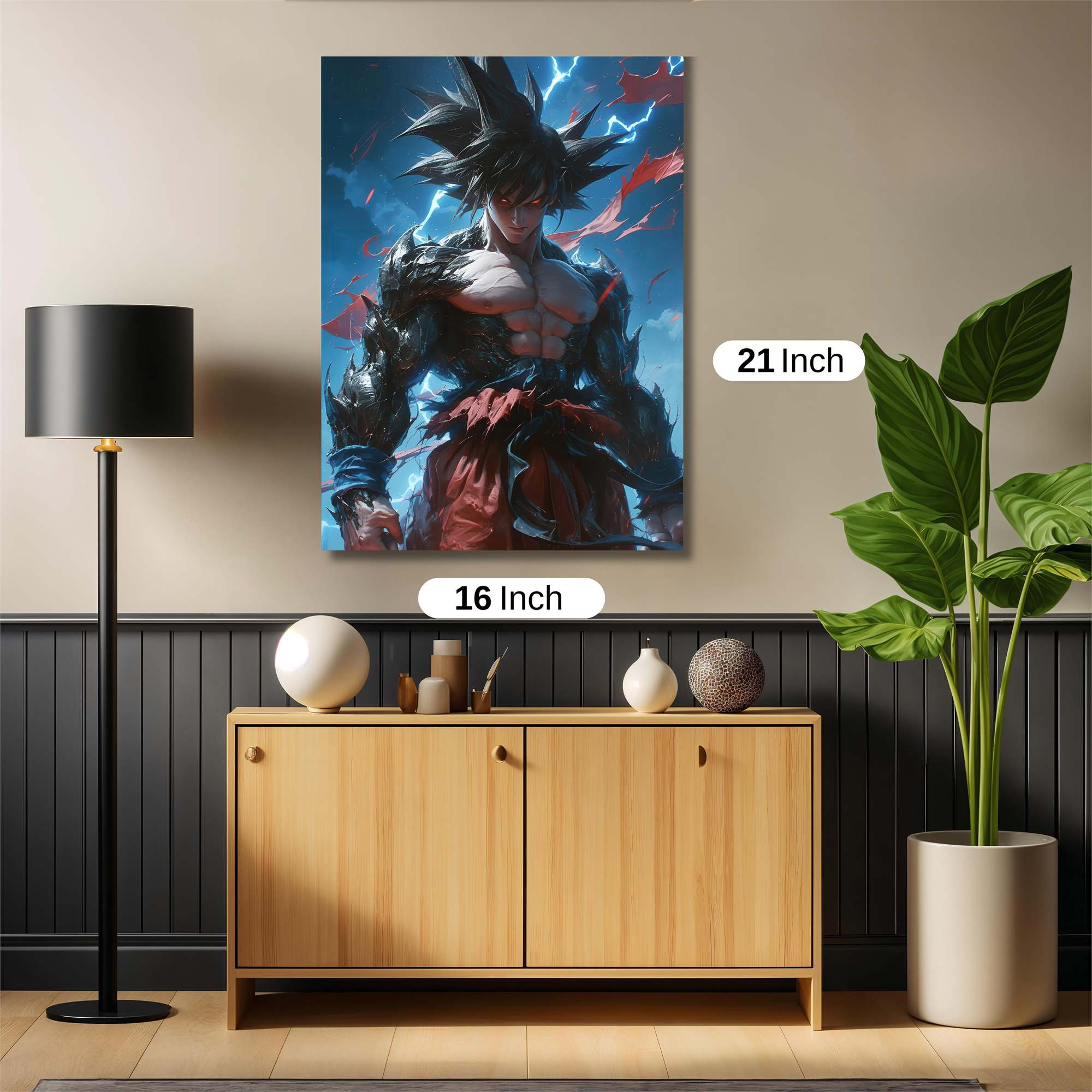 Saiyan Fury Safe Wall Magnetic / M