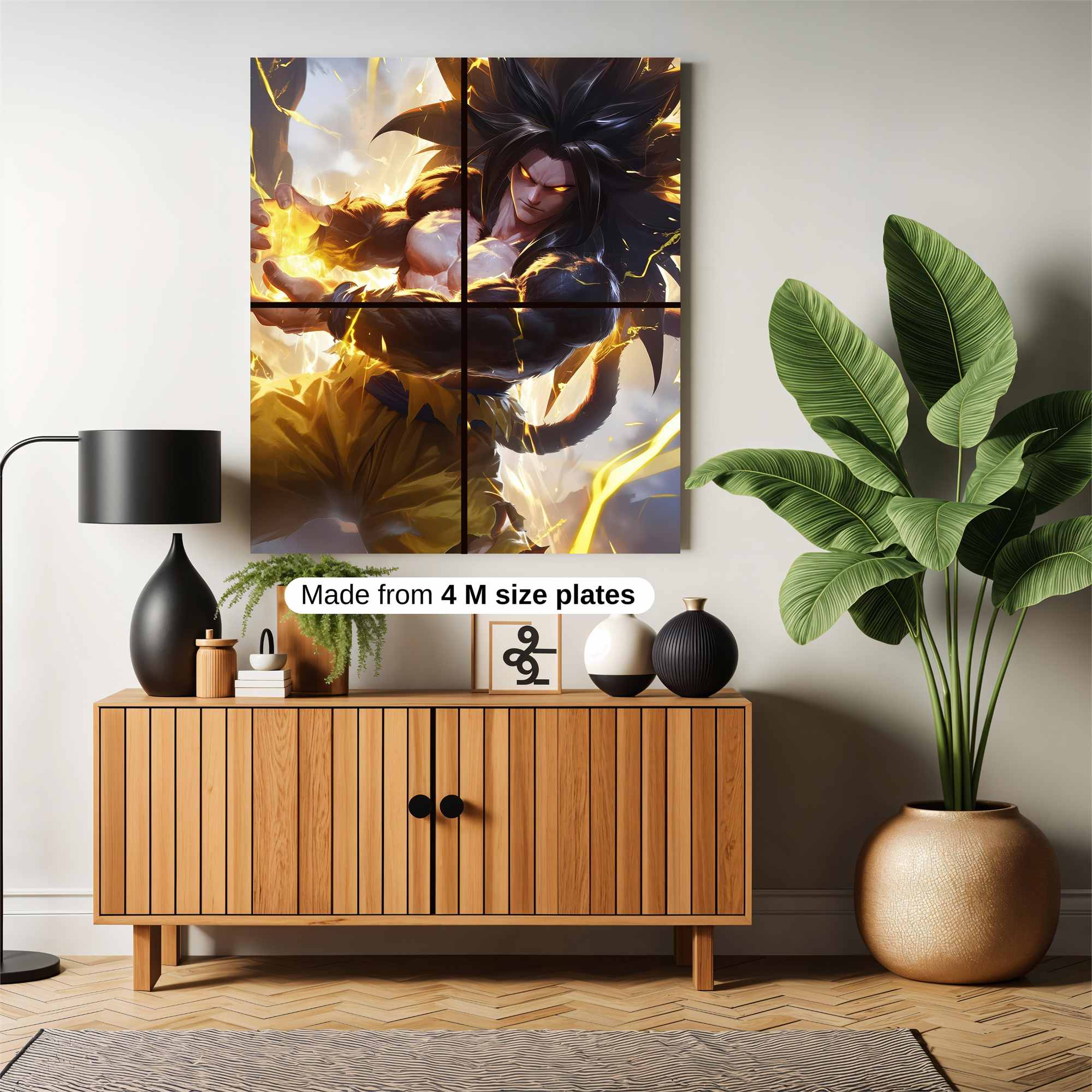 Saiyan Fury Safe Wall Magnetic / M