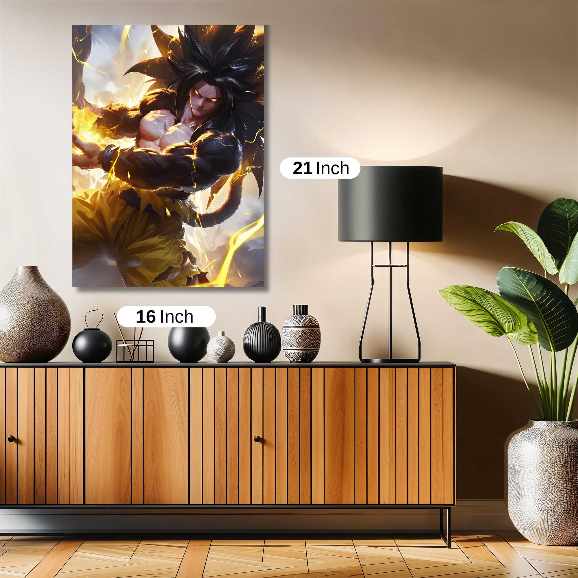 Saiyan Fury Safe Wall Magnetic / M