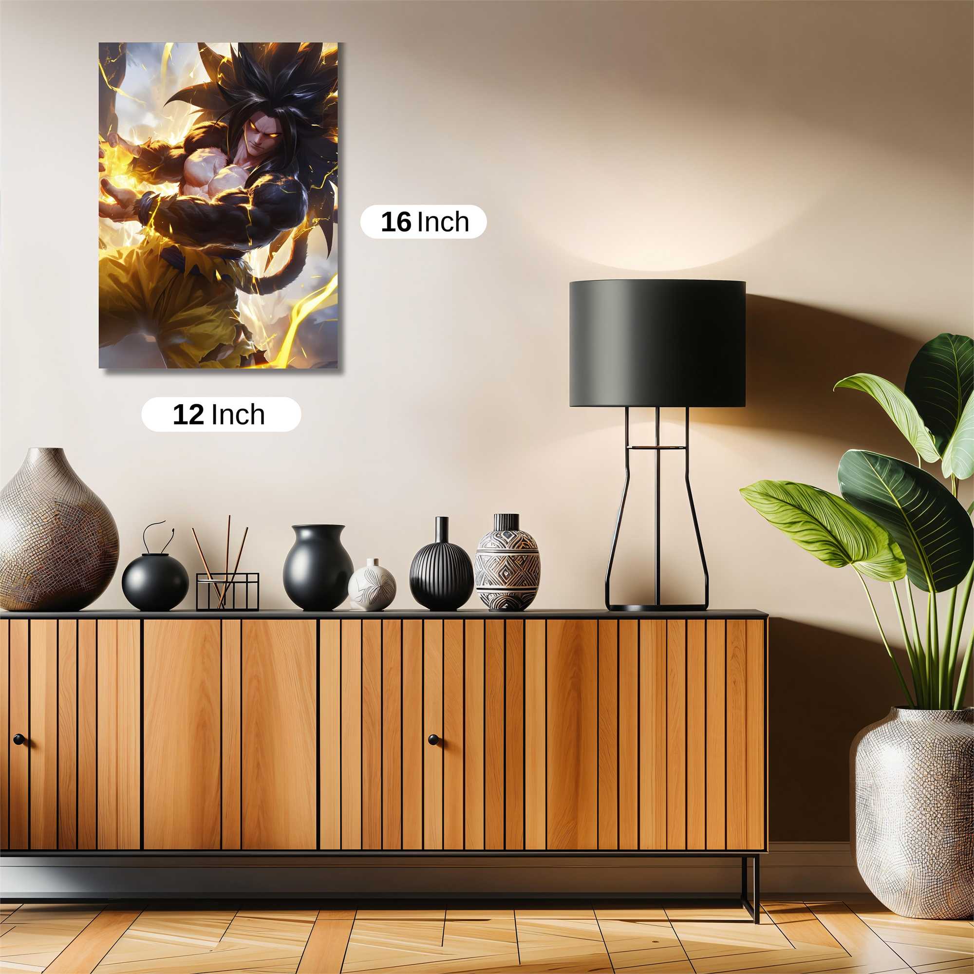 Saiyan Fury Safe Wall Magnetic / M