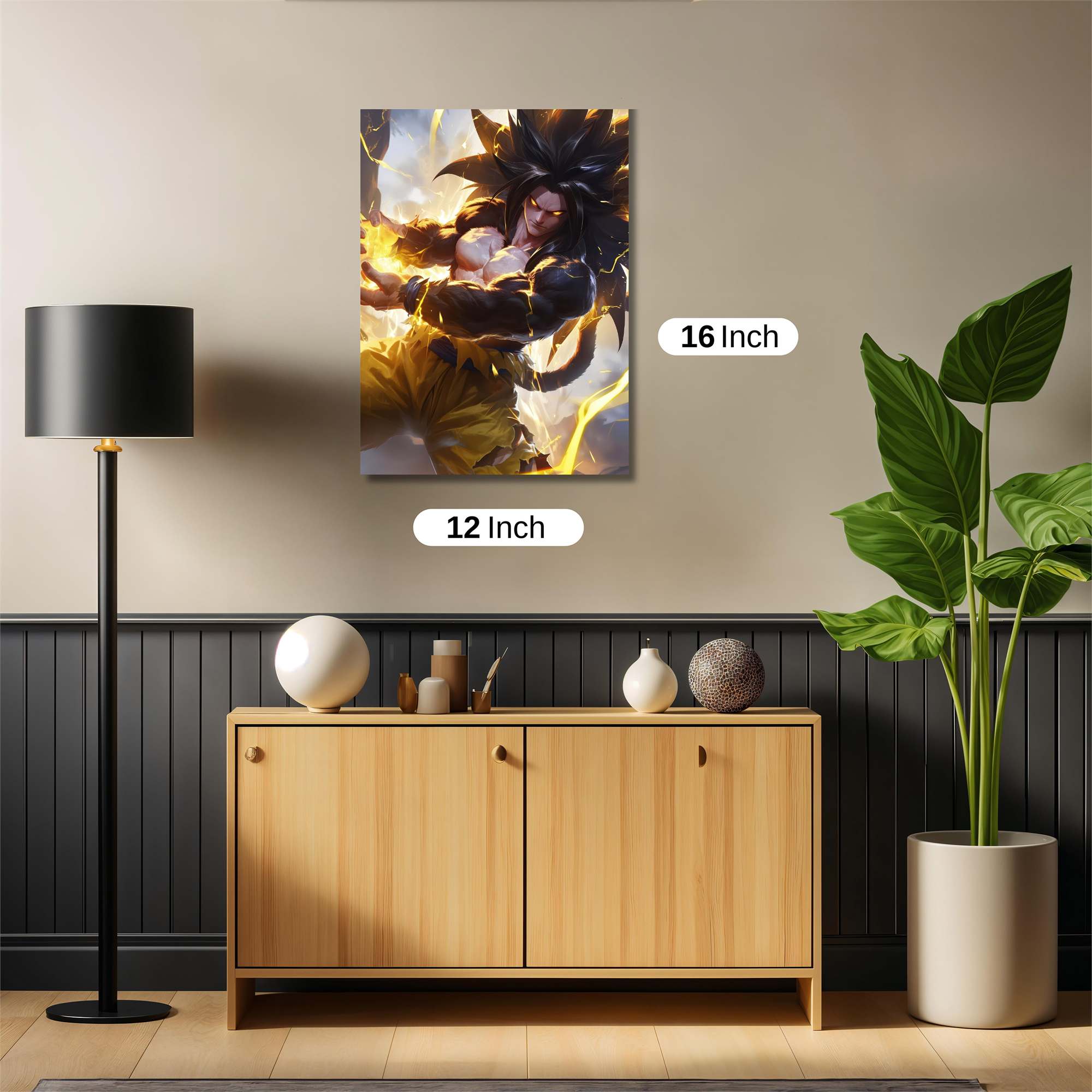 Saiyan Fury Safe Wall Magnetic / M