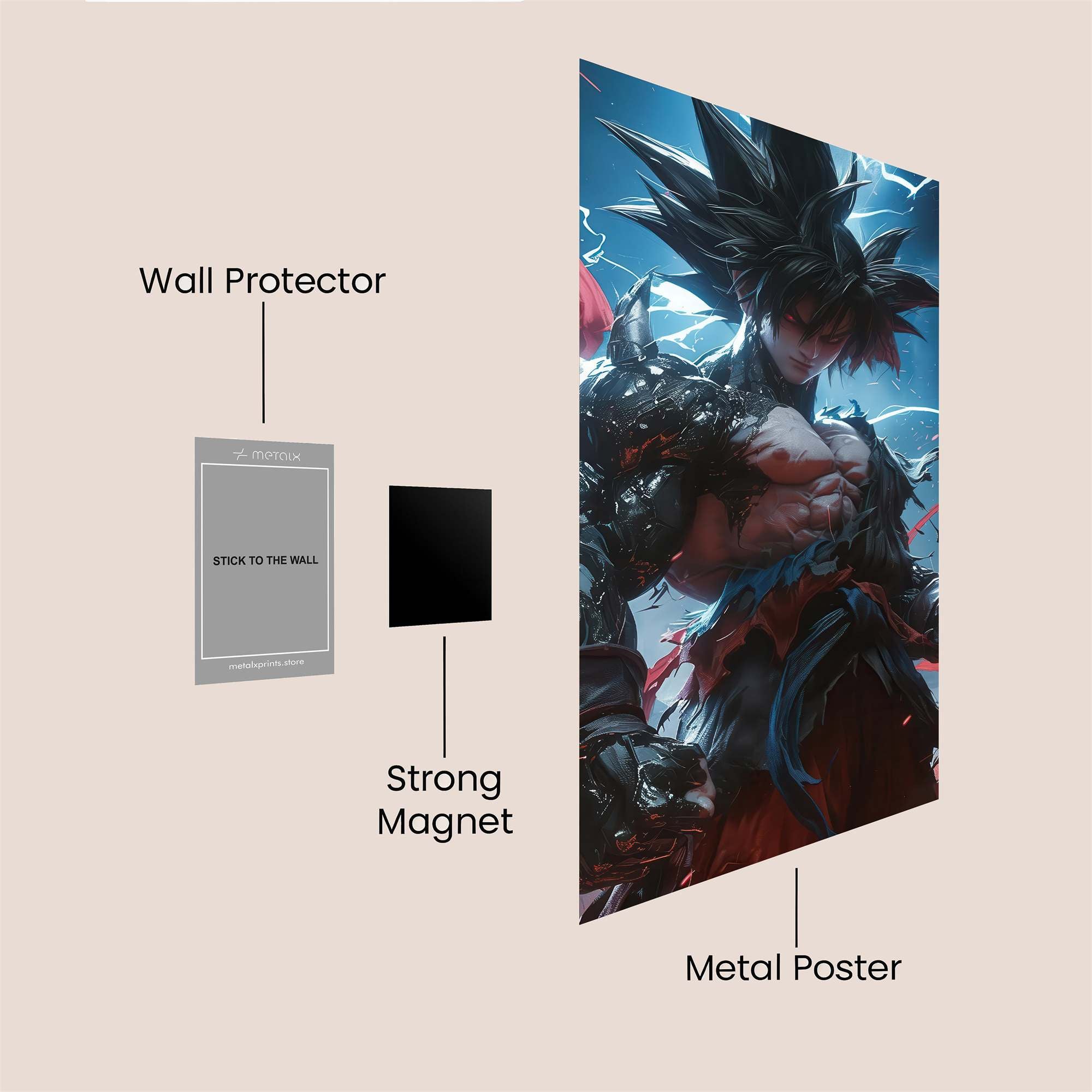 Goku Ascension Safe Wall Magnetic / M