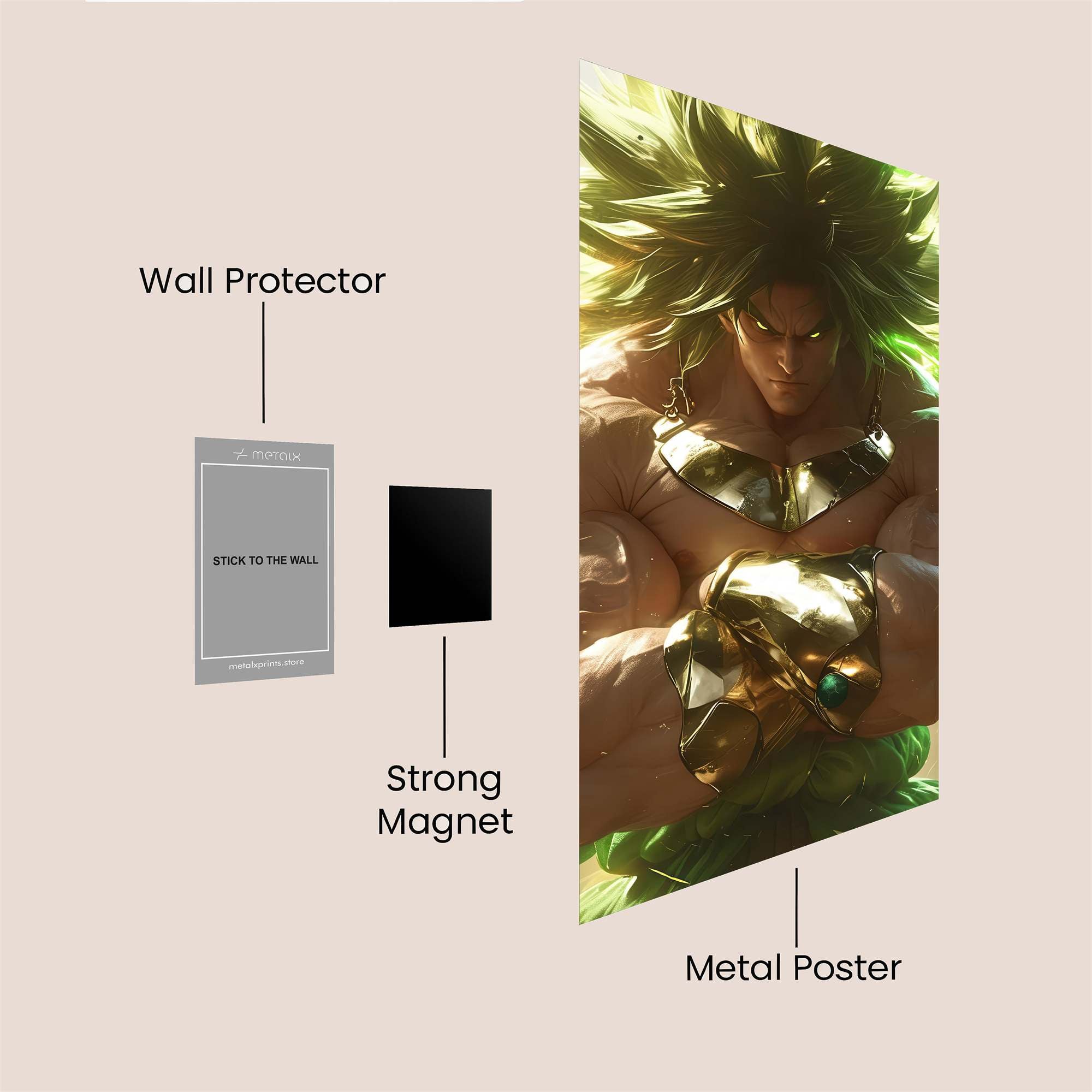 Broly Fury Safe Wall Magnetic / M