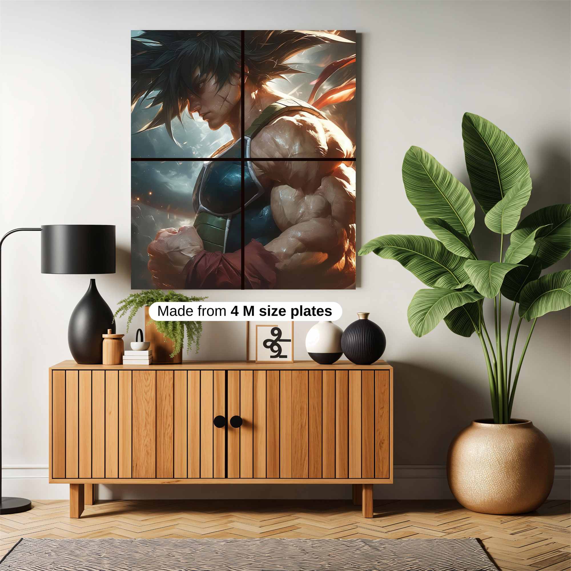 Saiyan Resolve Safe Wall Magnetic / M