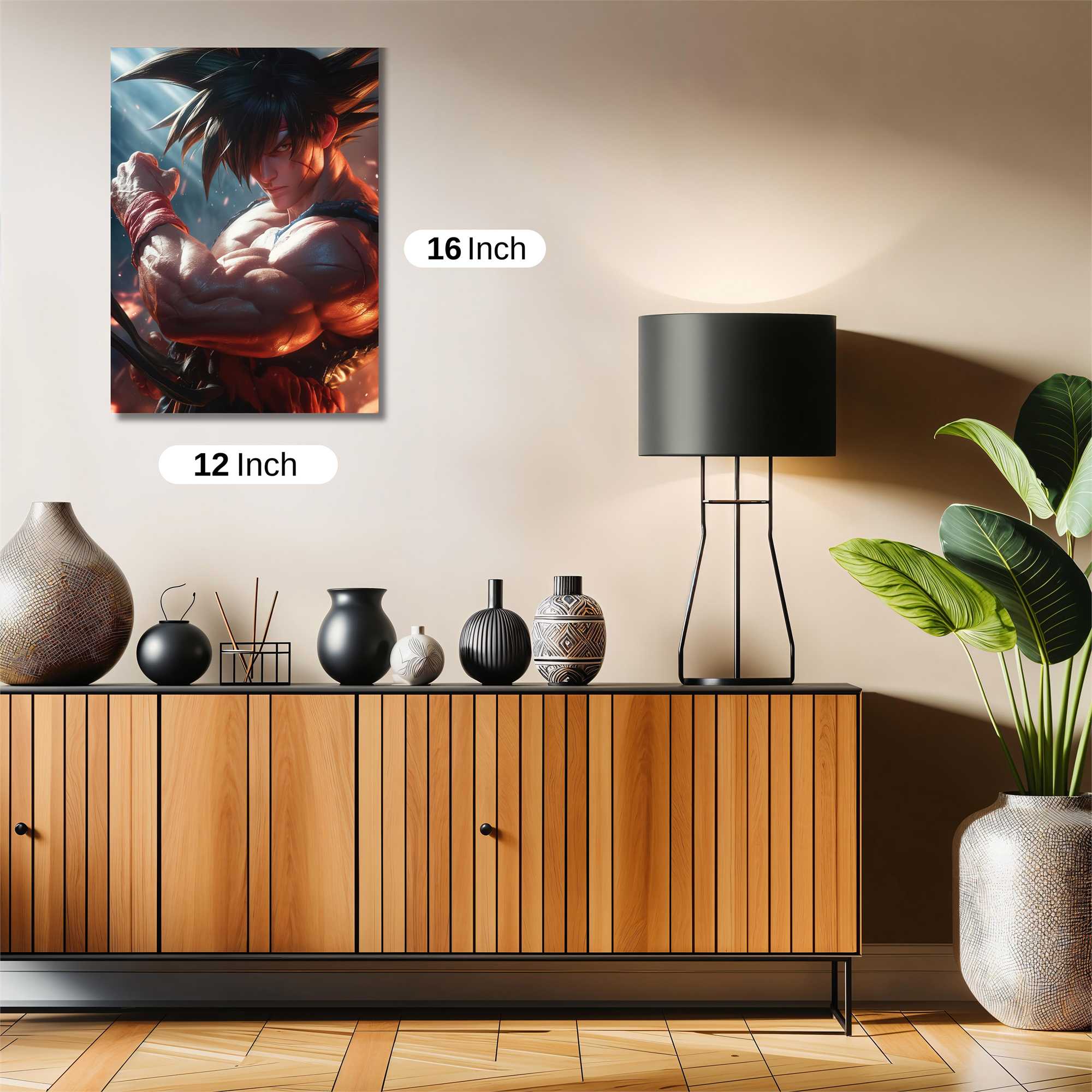 Saiyan Blaze Safe Wall Magnetic / M