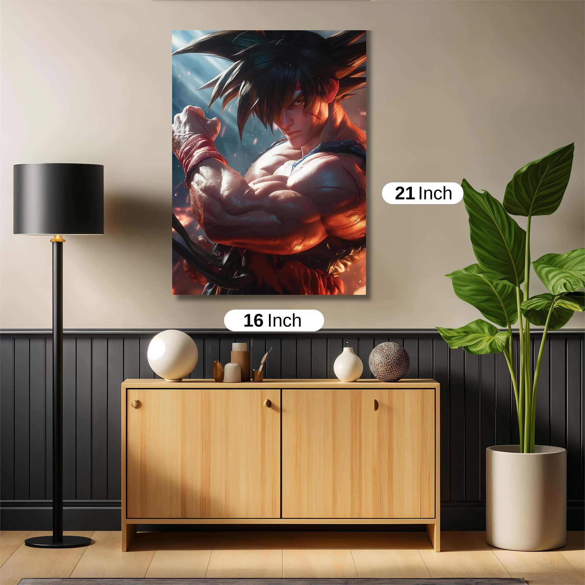 Saiyan Blaze Safe Wall Magnetic / M