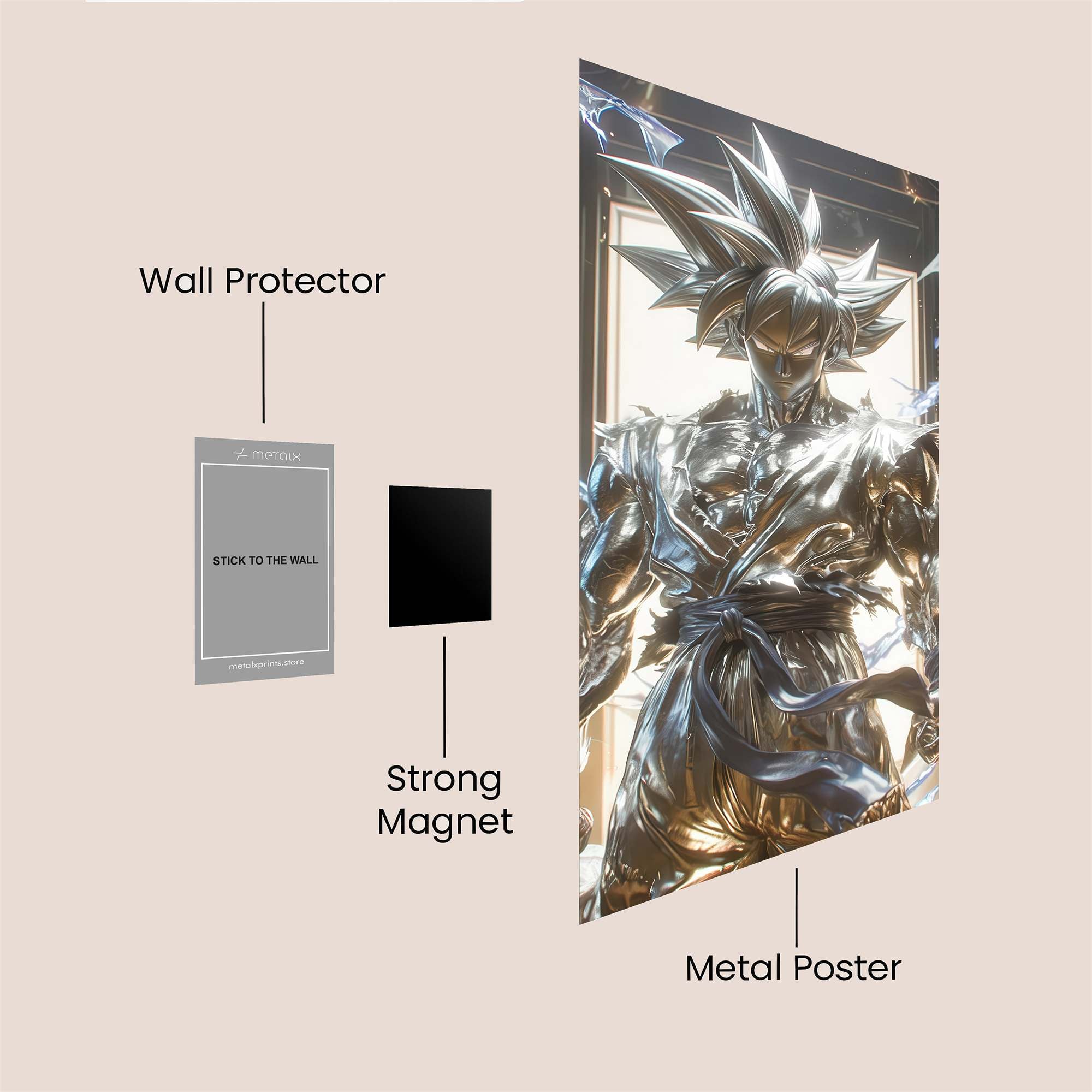 Goku Radiant Safe Wall Magnetic / M