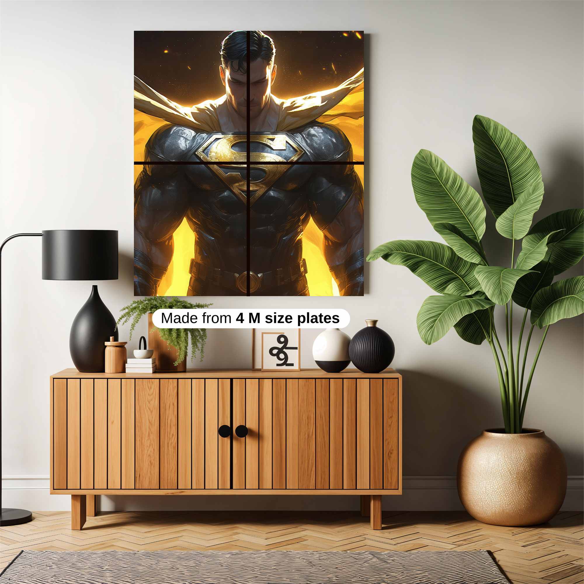 Superman Radiant Safe Wall Magnetic / M