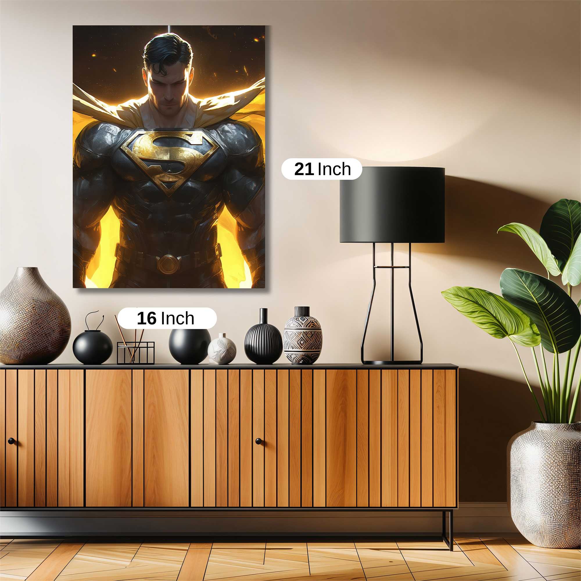 Superman Radiant Safe Wall Magnetic / M