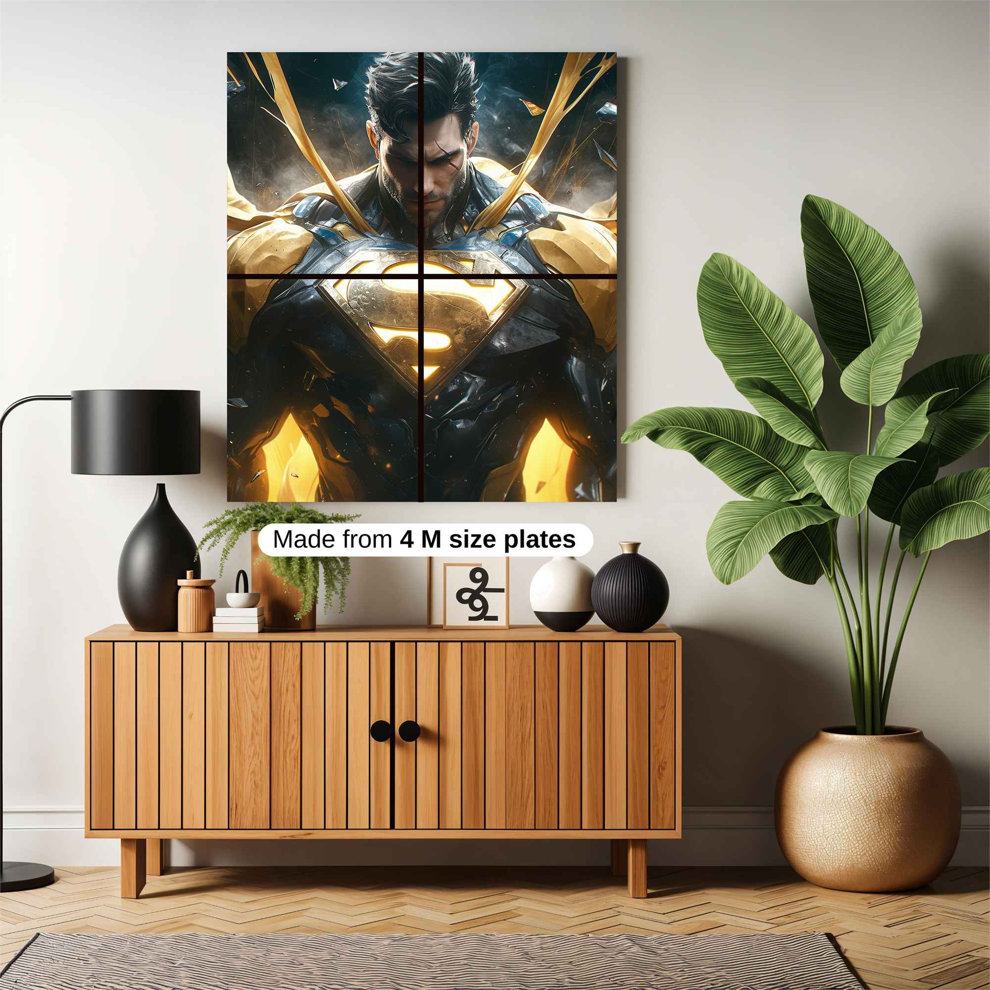 Superman Radiant Safe Wall Magnetic / M