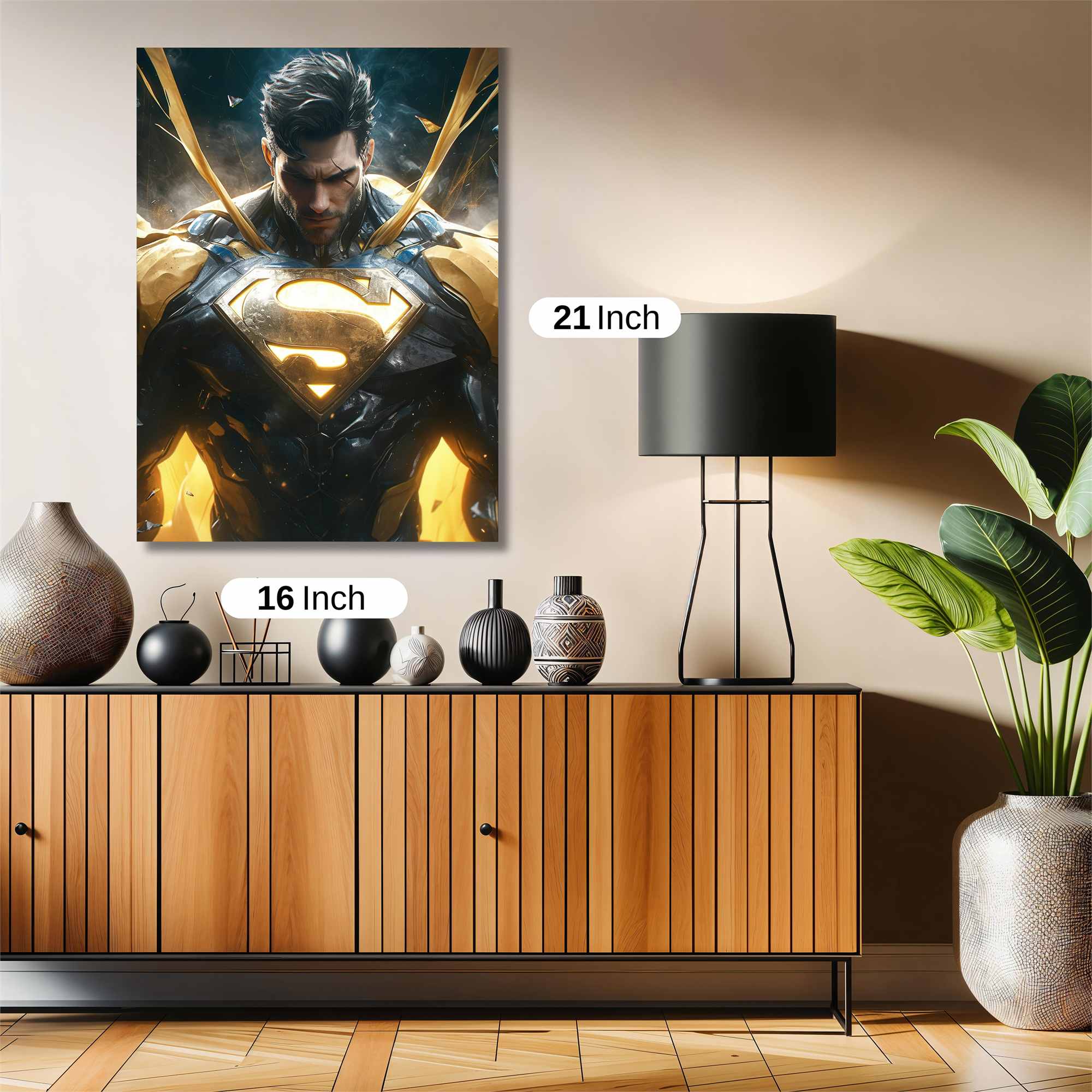 Superman Radiant Safe Wall Magnetic / M