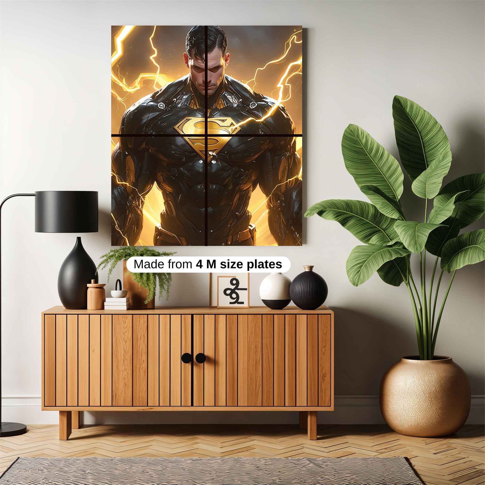 Superman Electrifying Safe Wall Magnetic / M