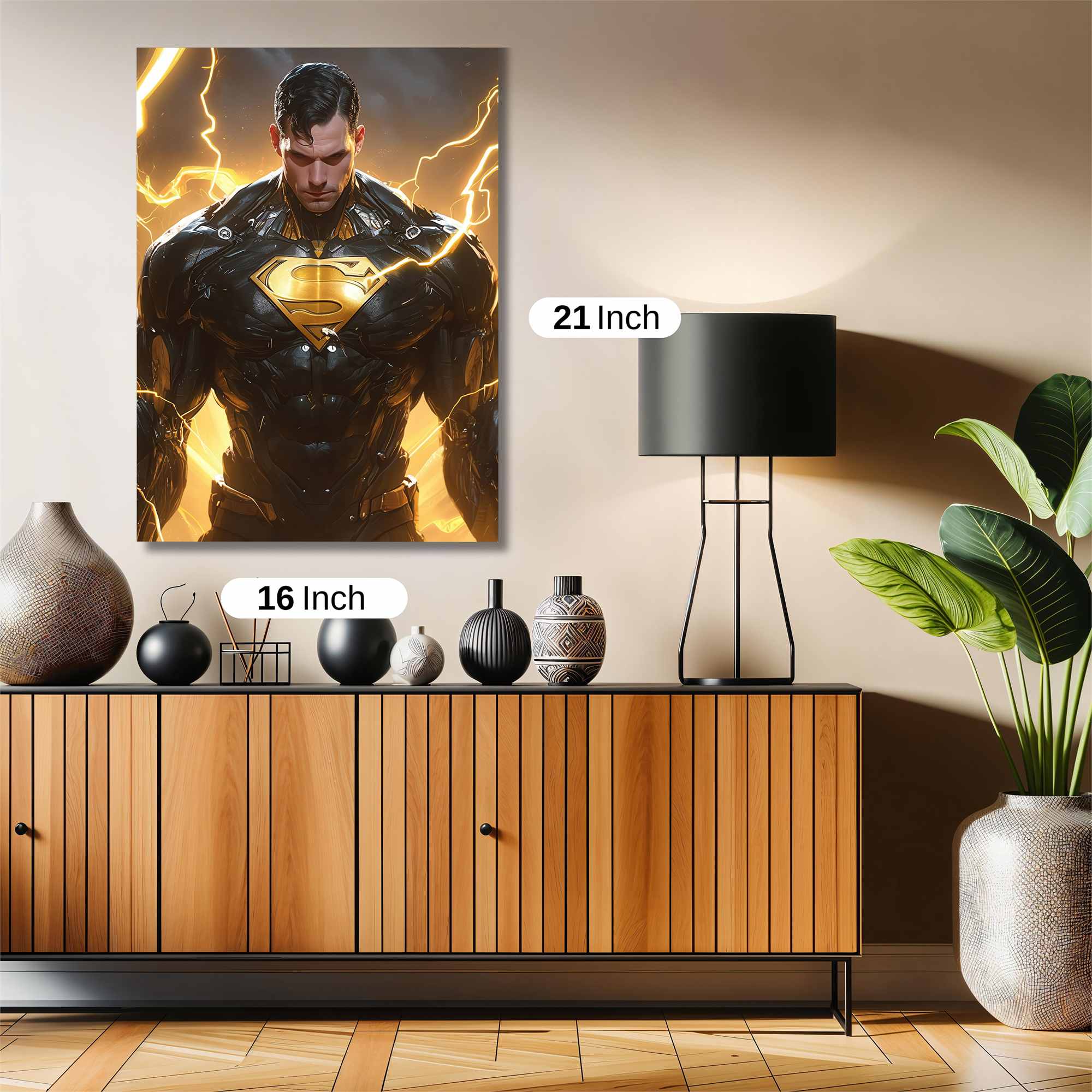 Superman Electrifying Safe Wall Magnetic / M